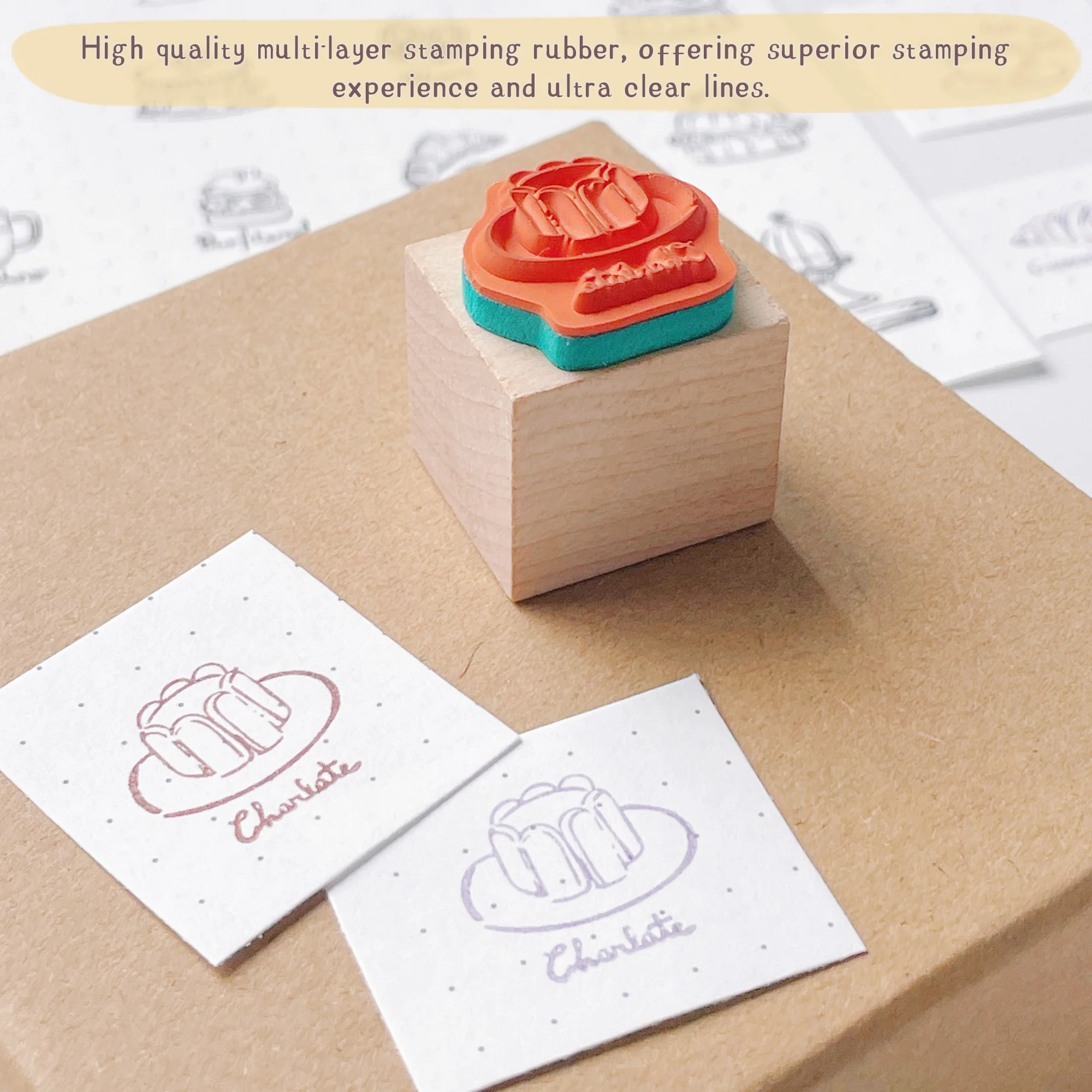 Parisian Café Stamp Set - Image 7