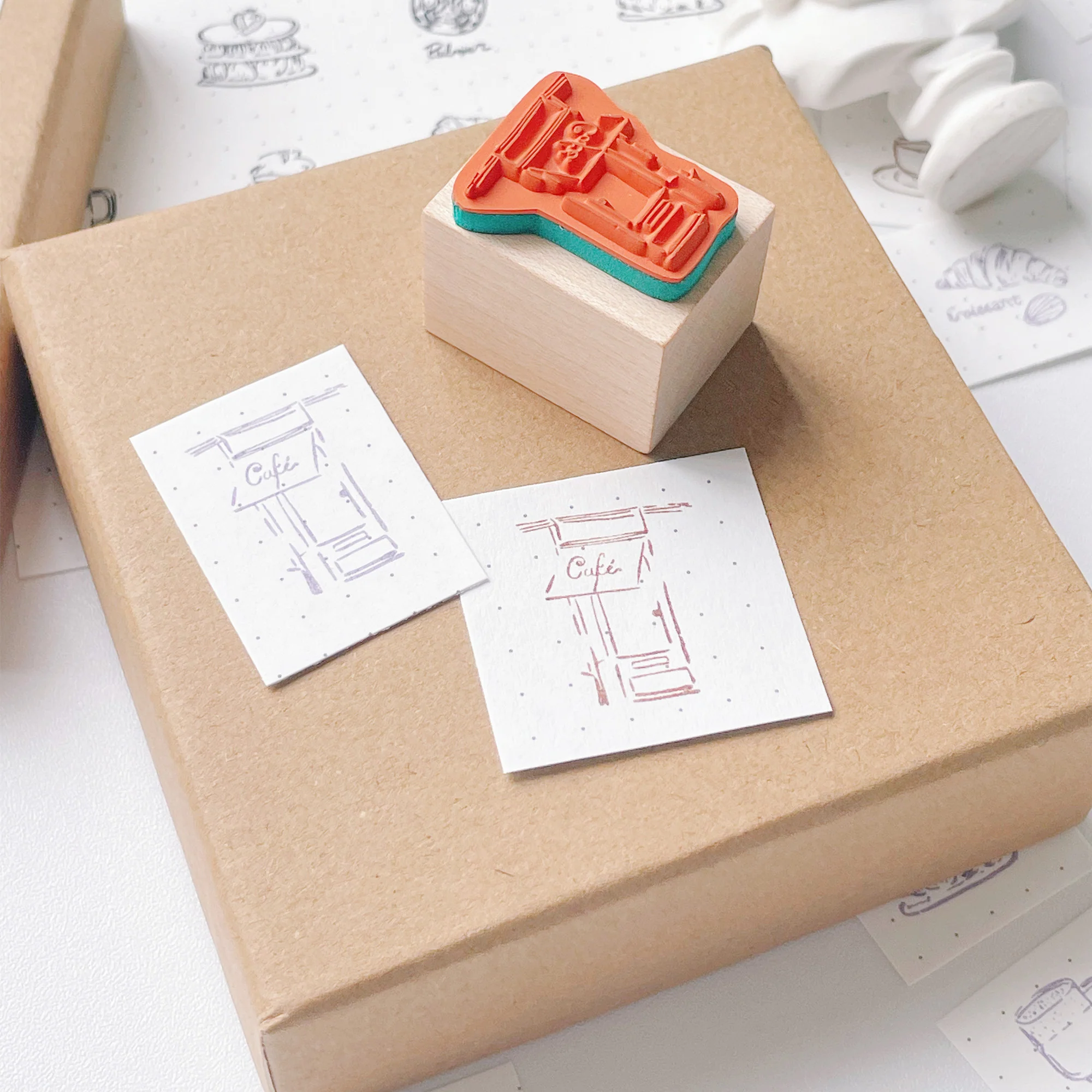 Parisian Café Stamp Set - Image 8