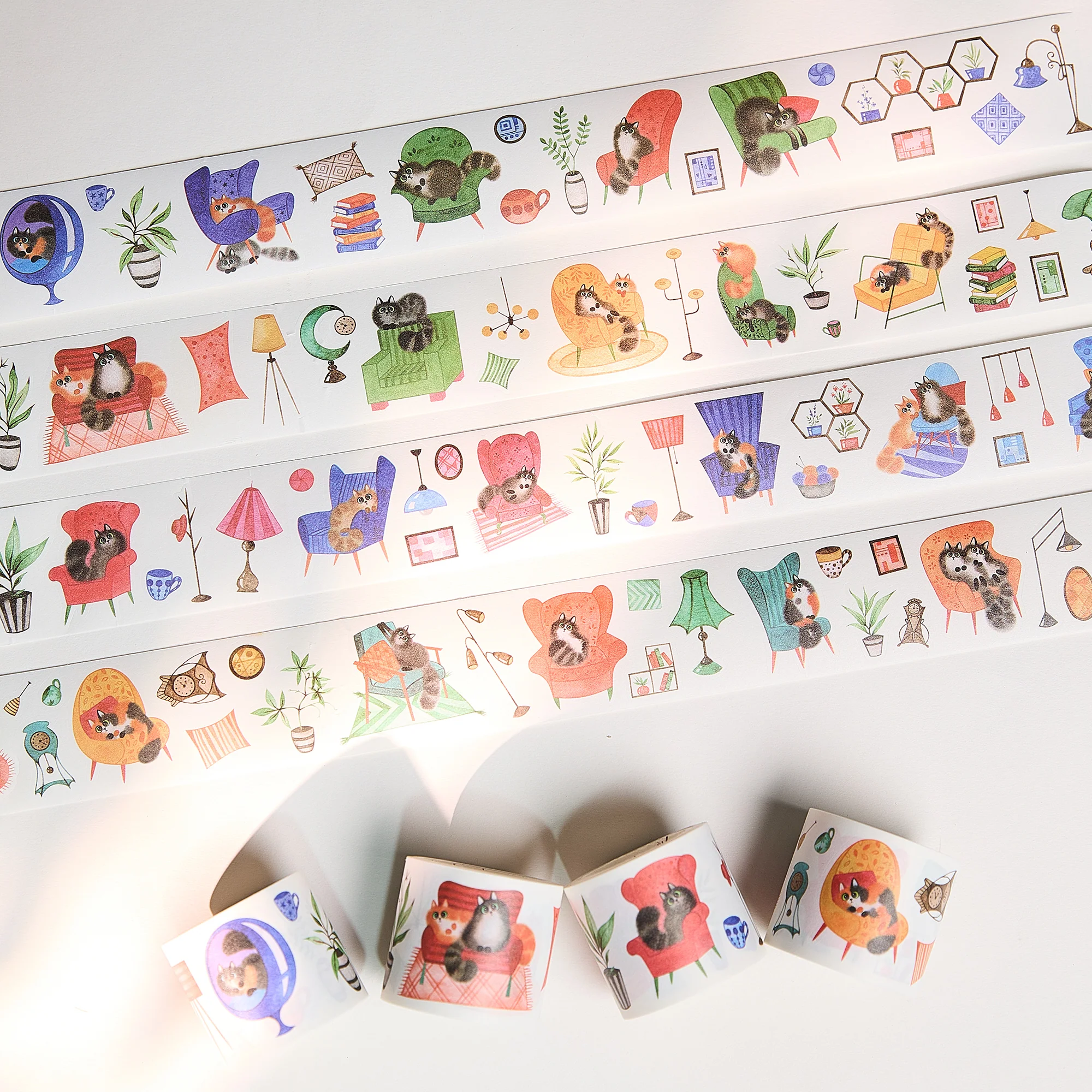 Paw Parlor Washi Tape Sticker Set