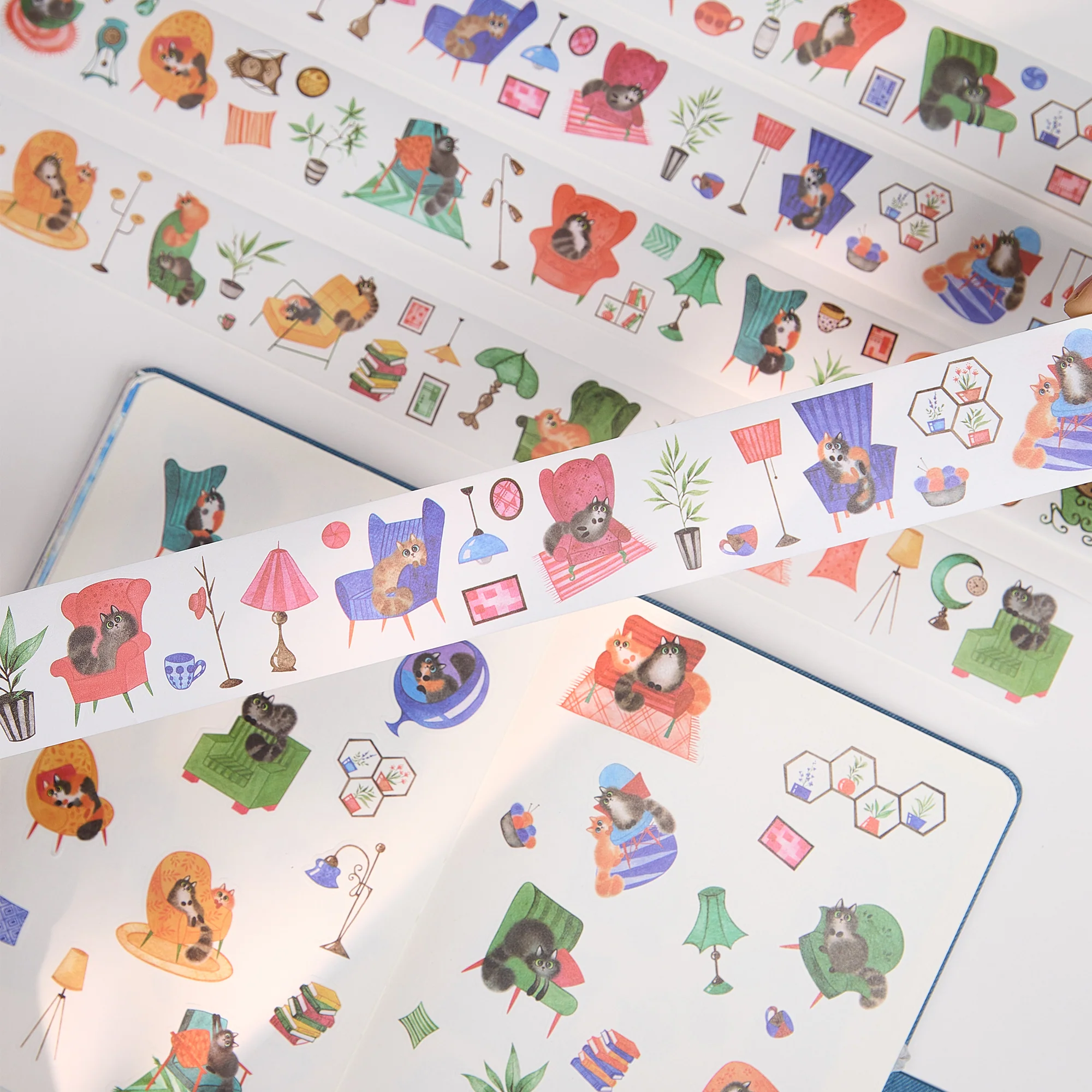Paw Parlor Washi Tape Sticker Set - Image 2