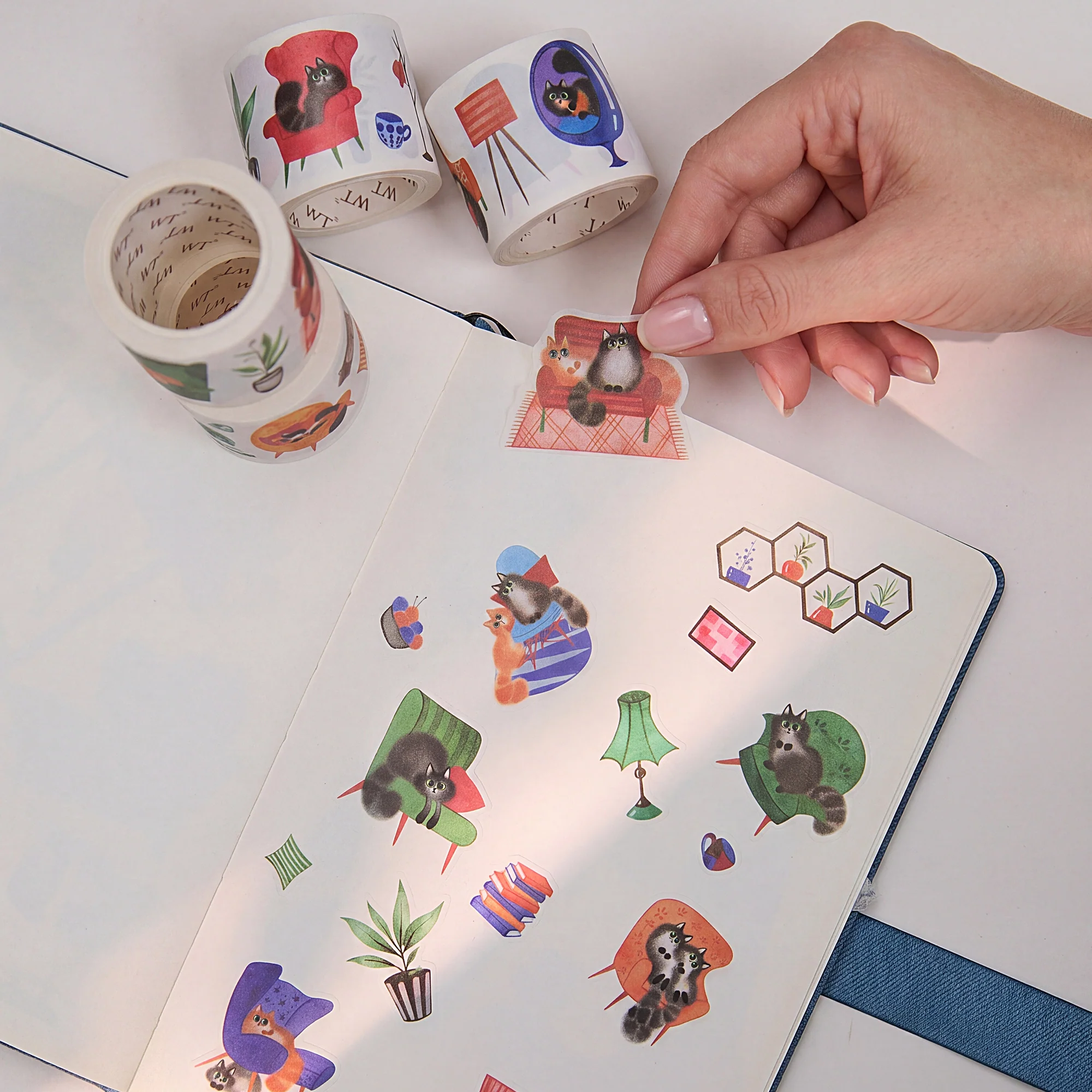 Paw Parlor Washi Tape Sticker Set - Image 3