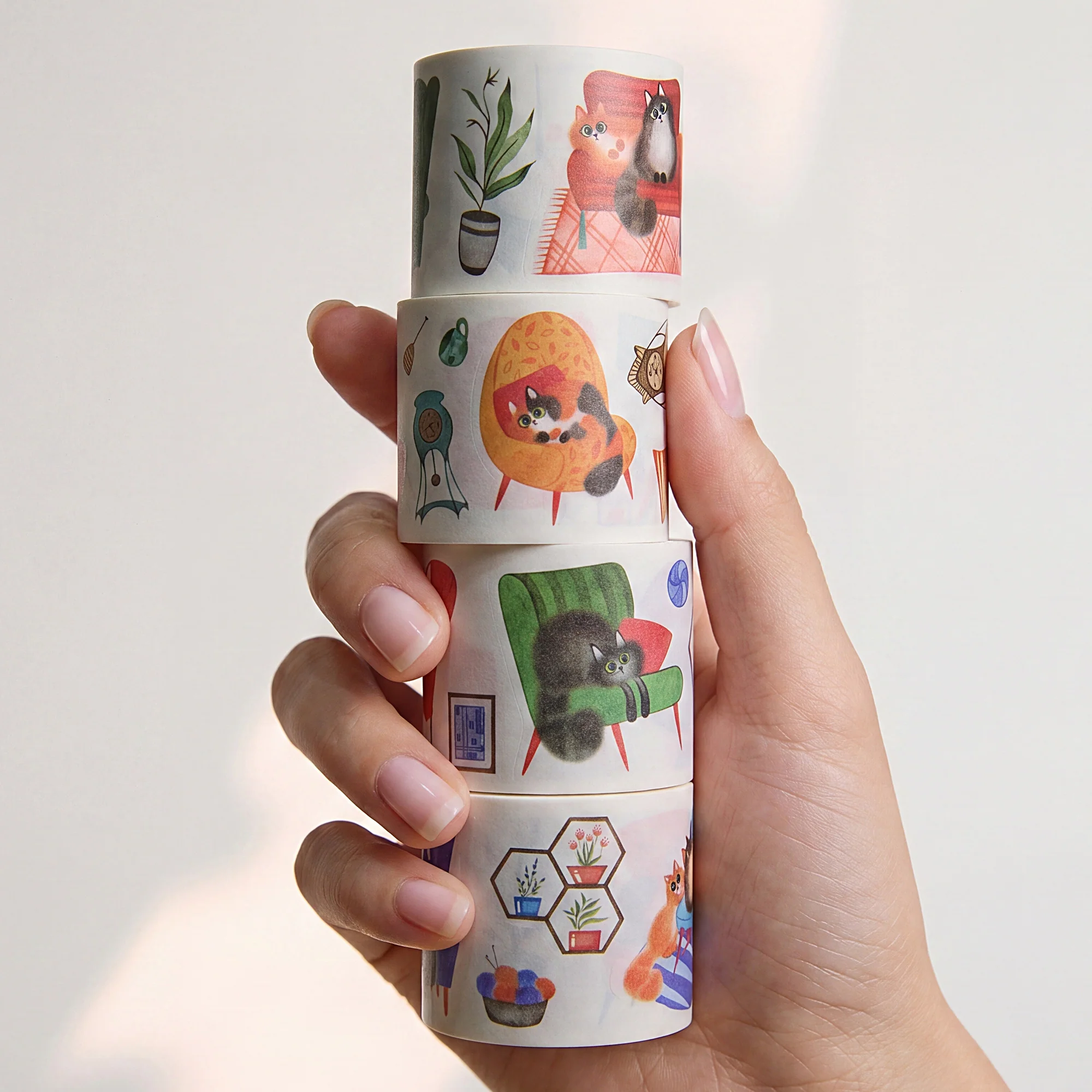 Paw Parlor Washi Tape Sticker Set - Image 4