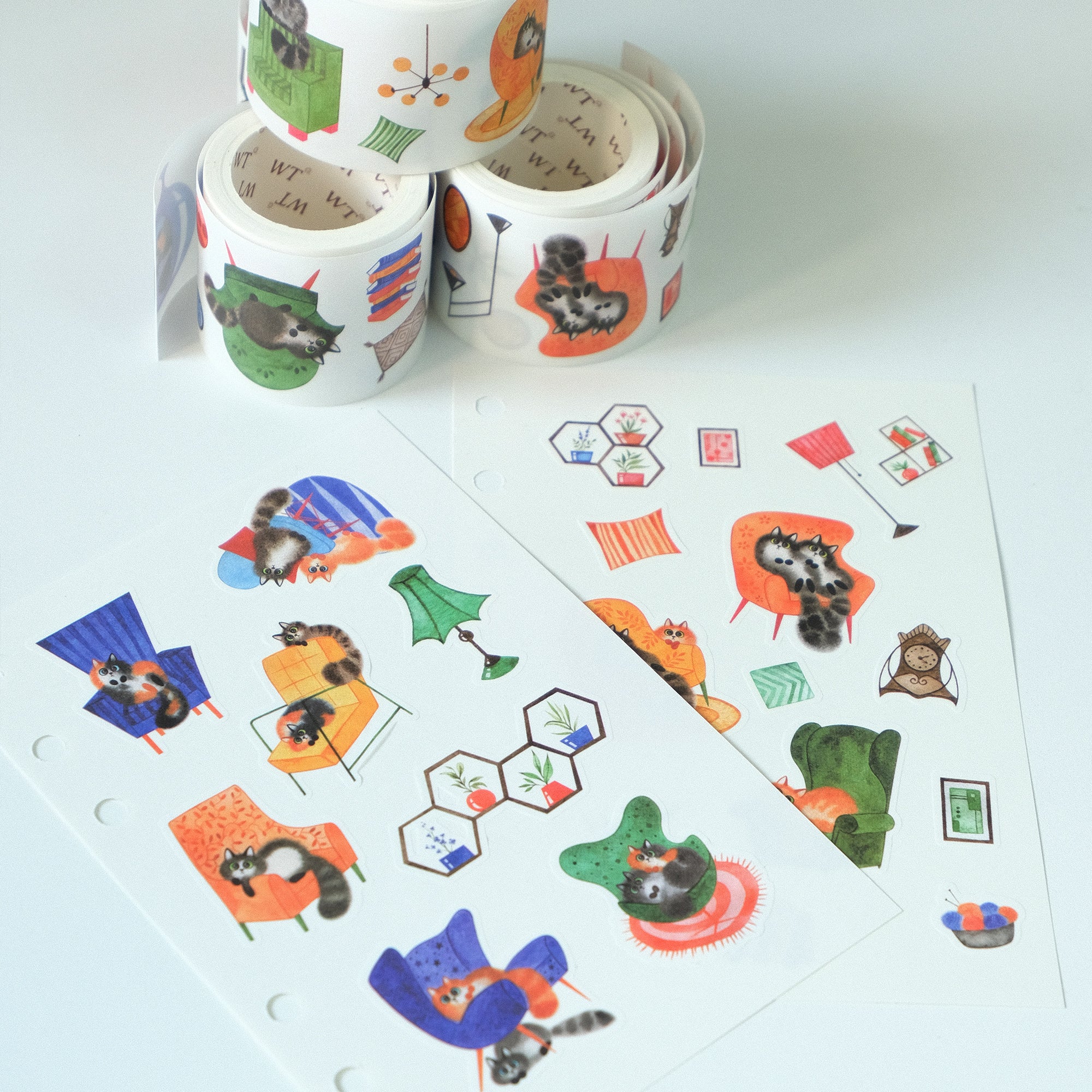 Paw Parlor Washi Tape Sticker Set - Image 6
