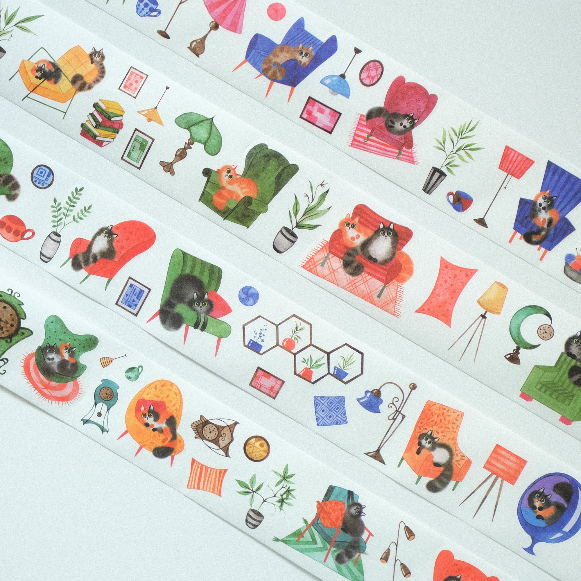 Paw Parlor Washi Tape Sticker Set - Image 7