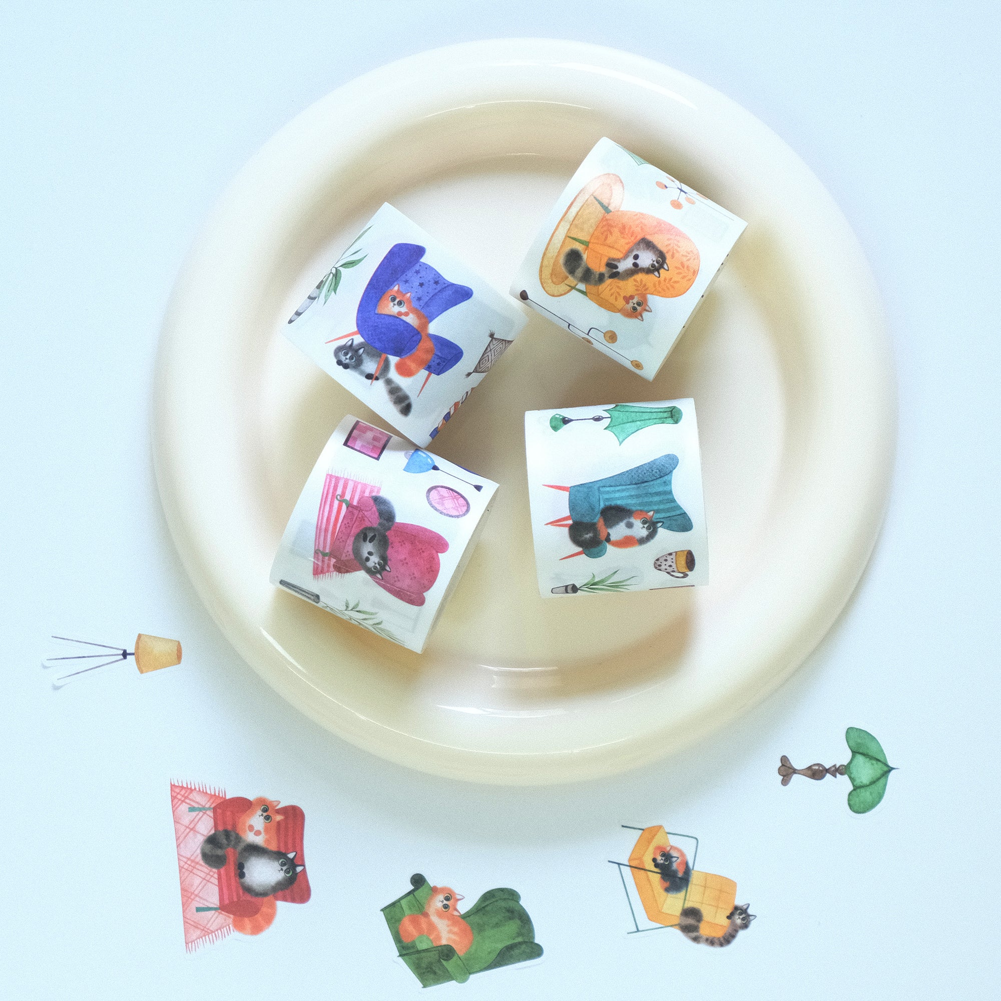Paw Parlor Washi Tape Sticker Set - Image 8