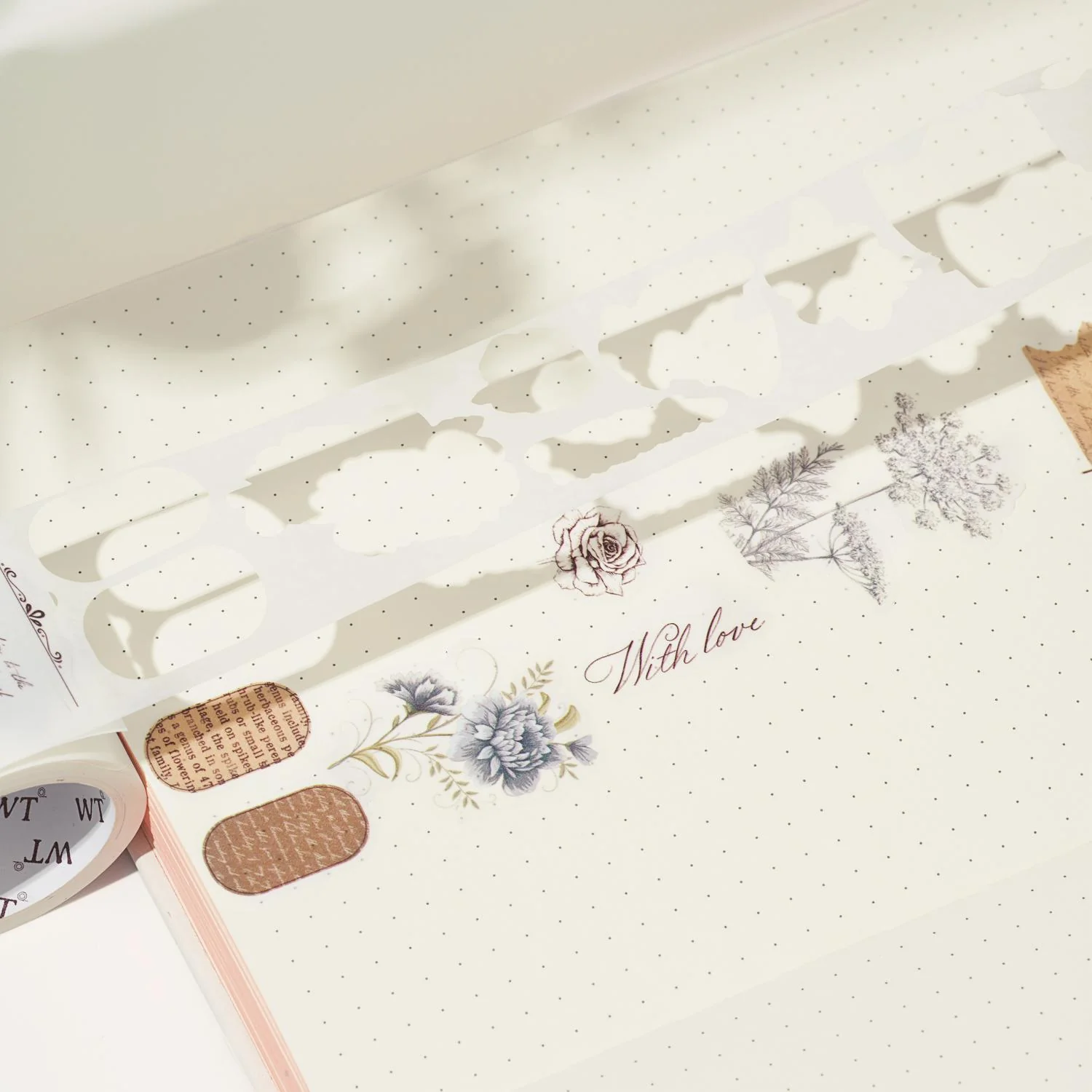 Petals & Parchment Washi Tape Sticker Set - Image 4