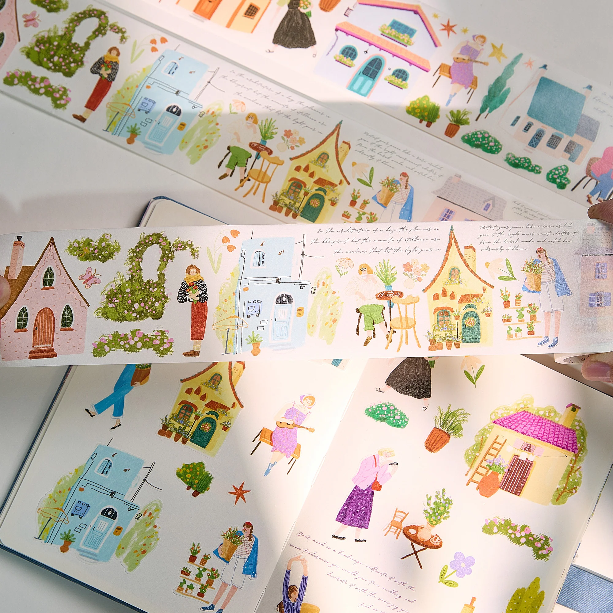 Pre-cut Aurora House Wide Washi/PET Tape - Image 2
