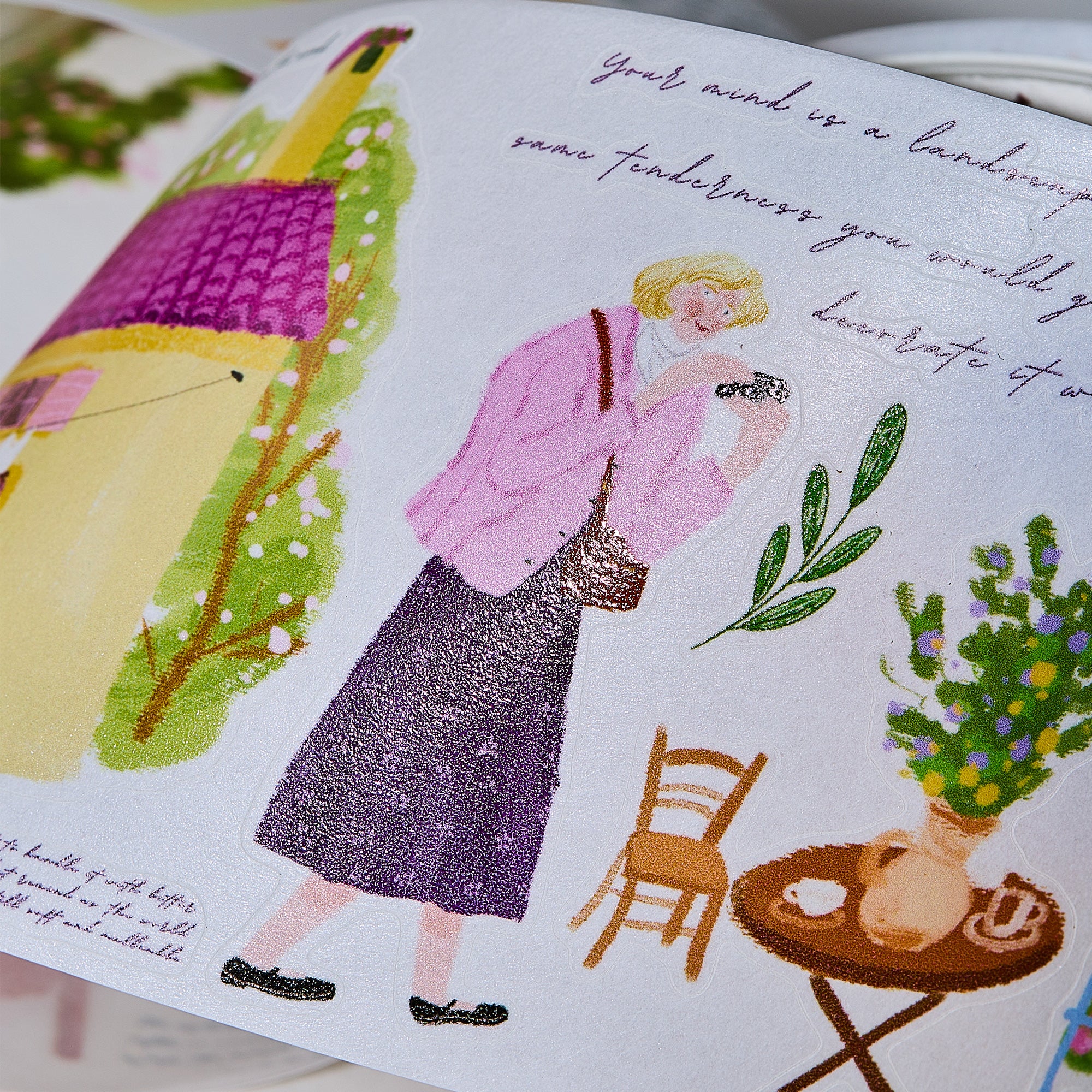 Pre-cut Aurora House Wide Washi/PET Tape - Image 3