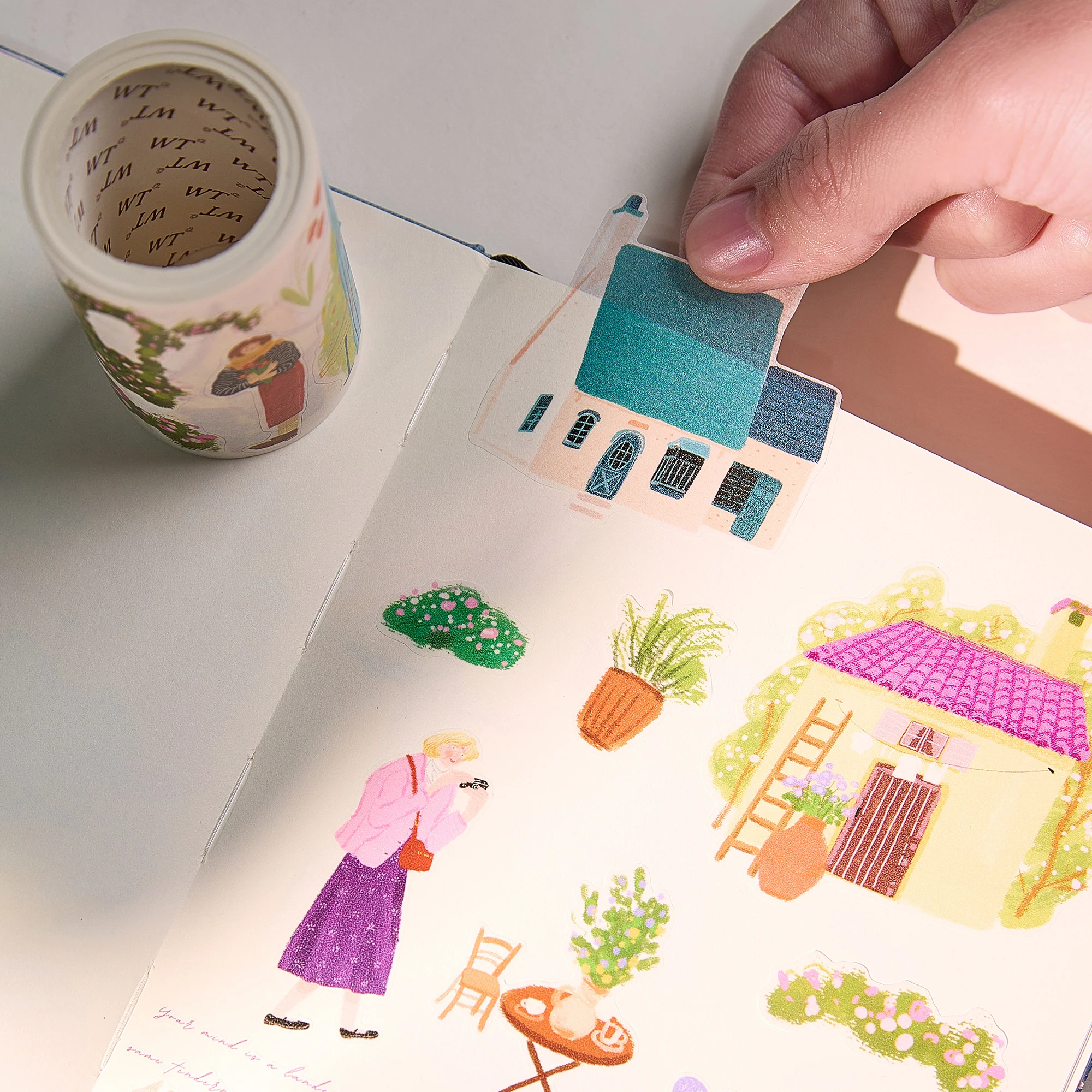 Pre-cut Aurora House Wide Washi/PET Tape - Image 4