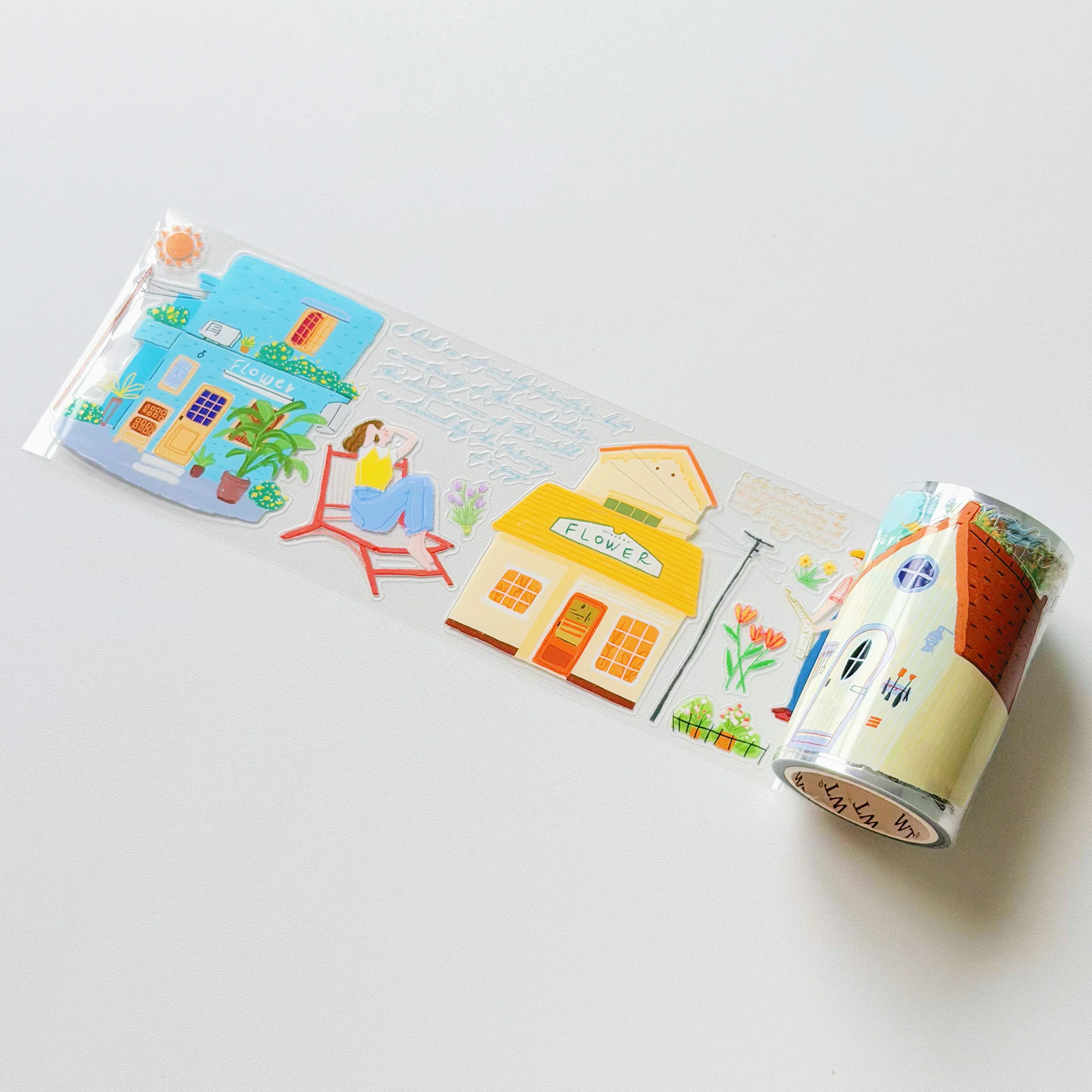 Pre-cut Bloom House Wide Washi/PET Tape - Image 7