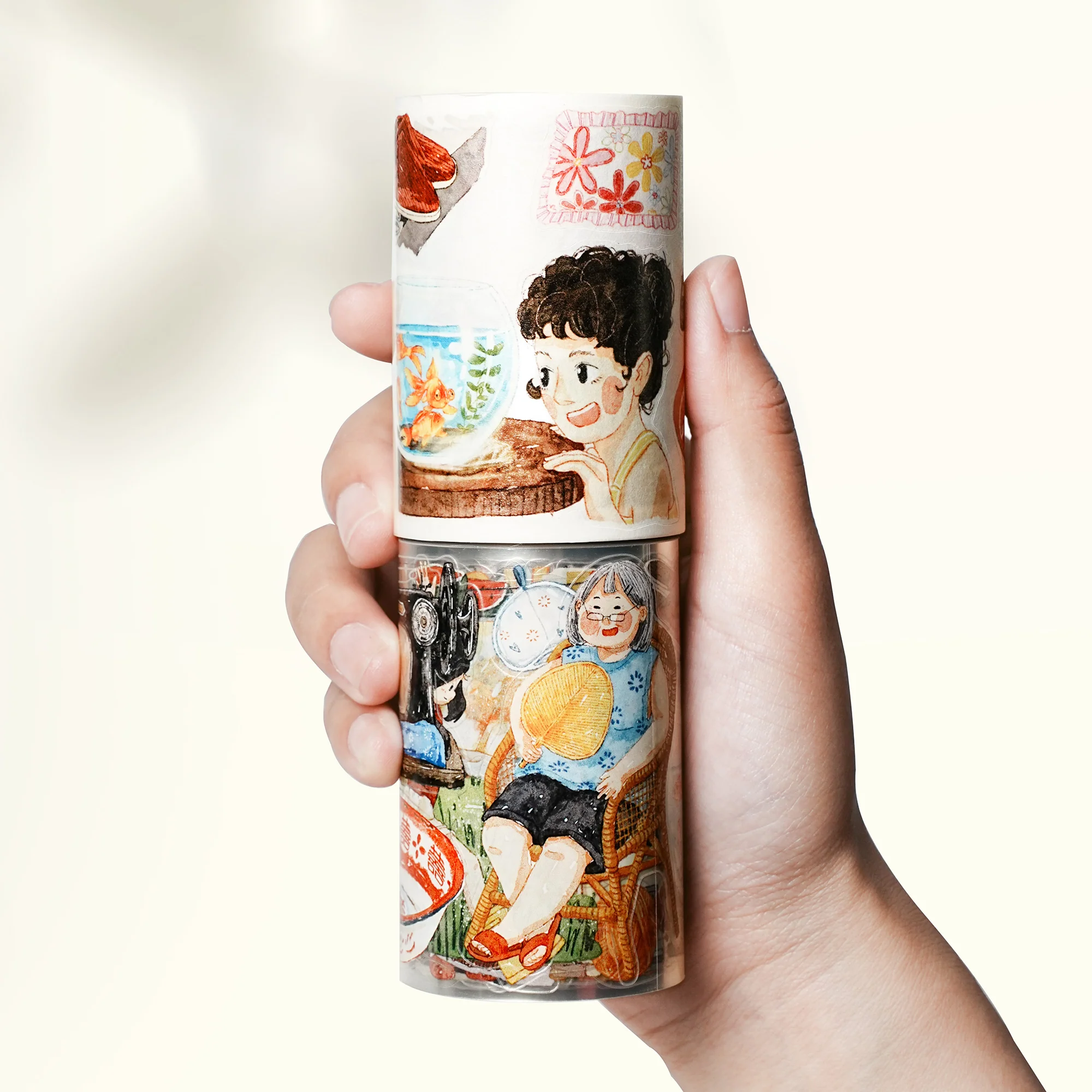 Pre-cut Childhood Memories Wide Washi/PET Tape - Image 5