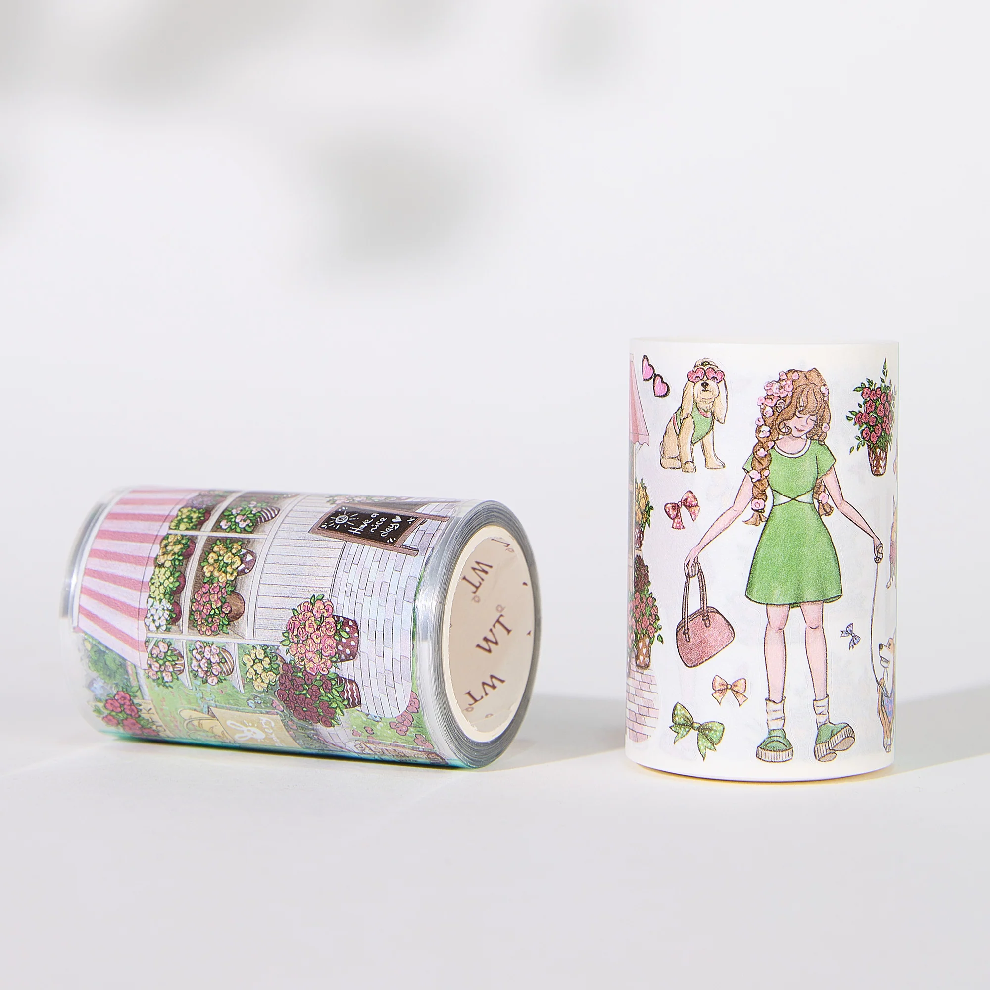 Pre-cut Civic Green Wide Washi/PET Tape - Image 5