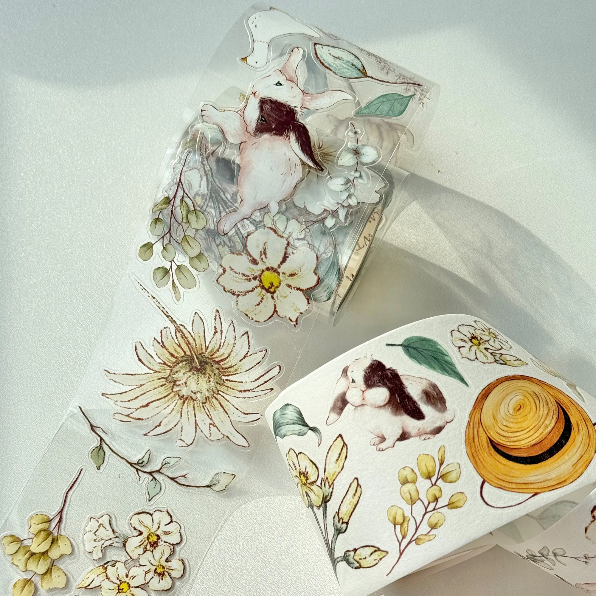 Pre-cut Clover Haze Wide Washi/PET Tape - Image 2