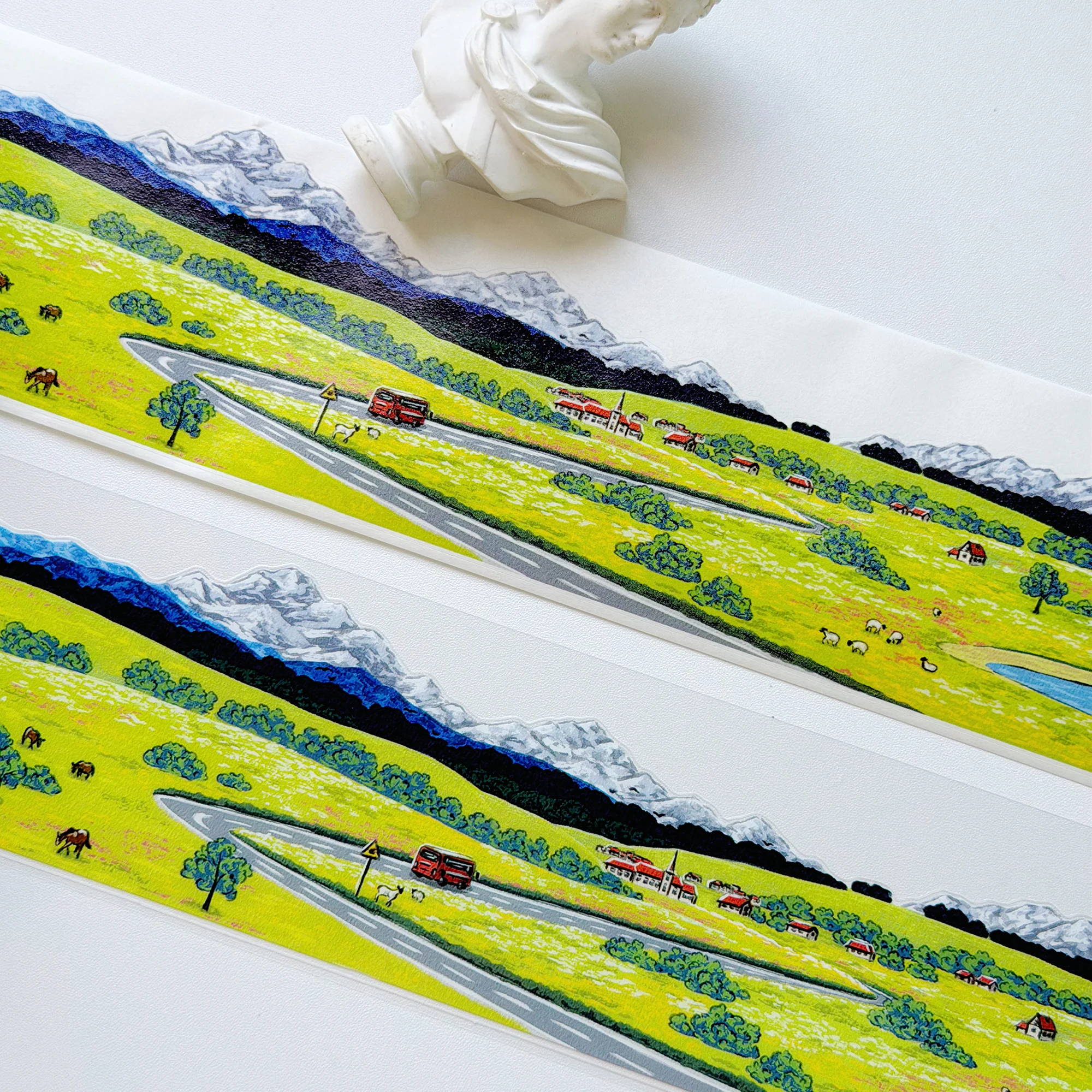 Pre-cut Country Diary Wide Washi/PET Tape - Image 3