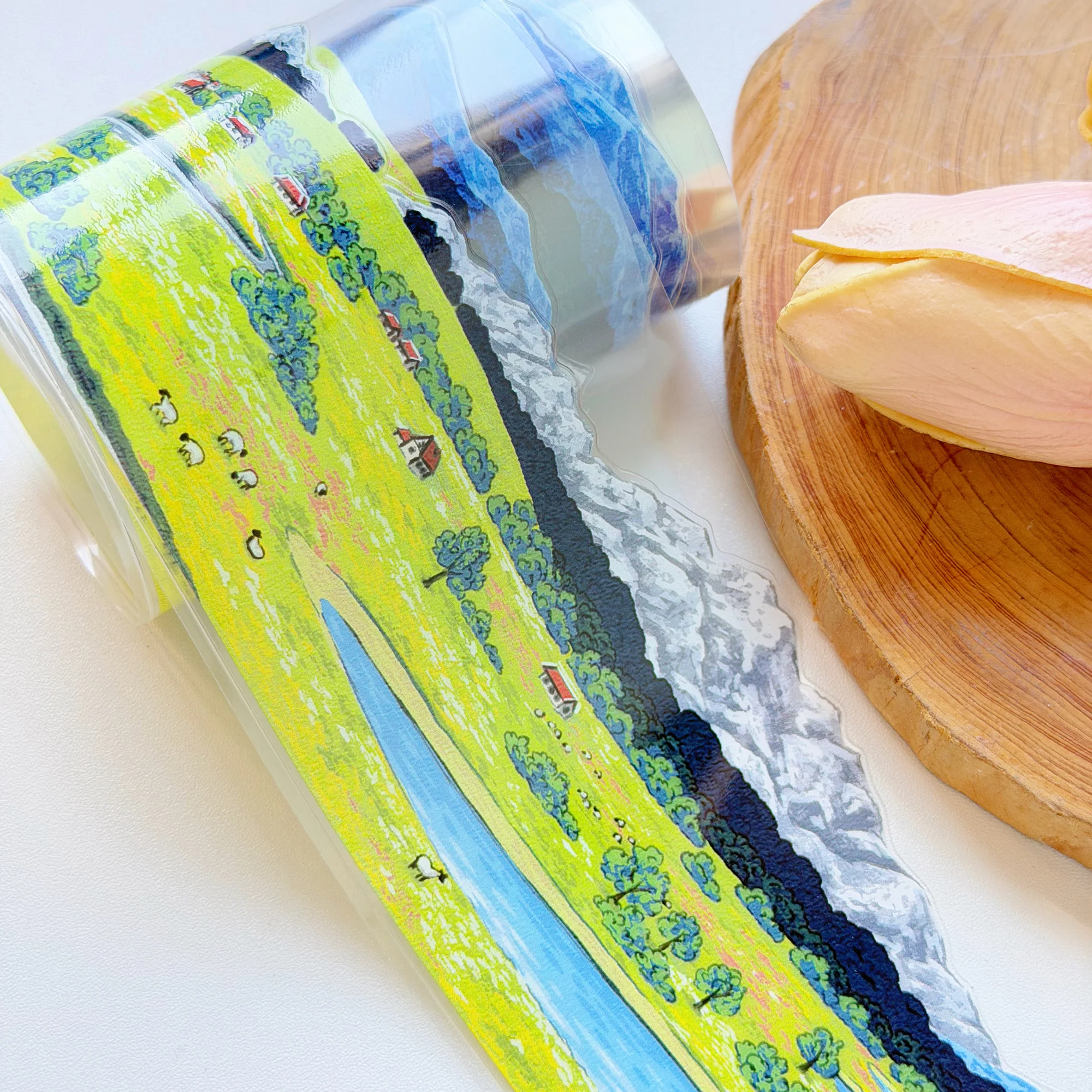 Pre-cut Country Diary Wide Washi/PET Tape - Image 8