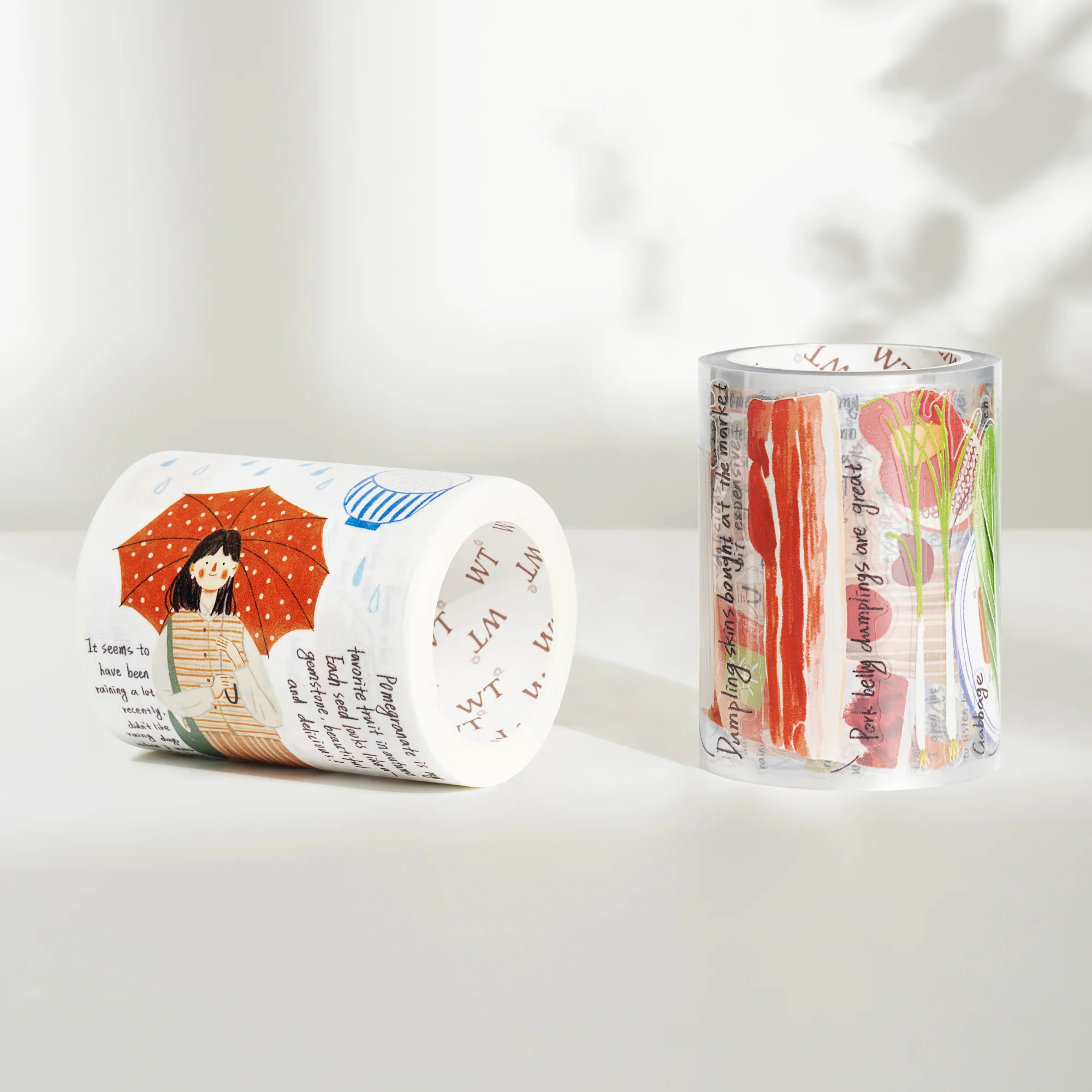 Pre-cut Dinner Time Wide Washi/PET Tape - Image 6