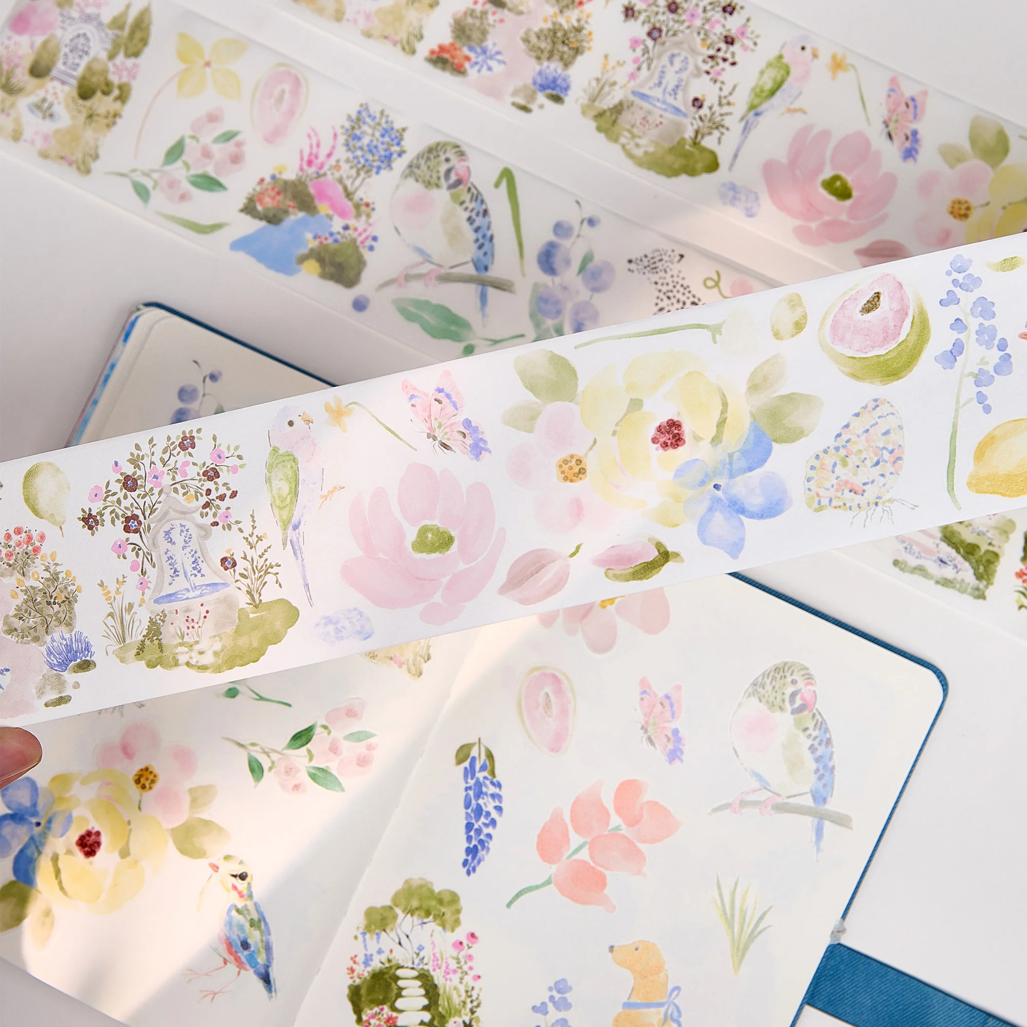 Pre-cut Eden's Garden Wide Washi/PET Tape - Image 2