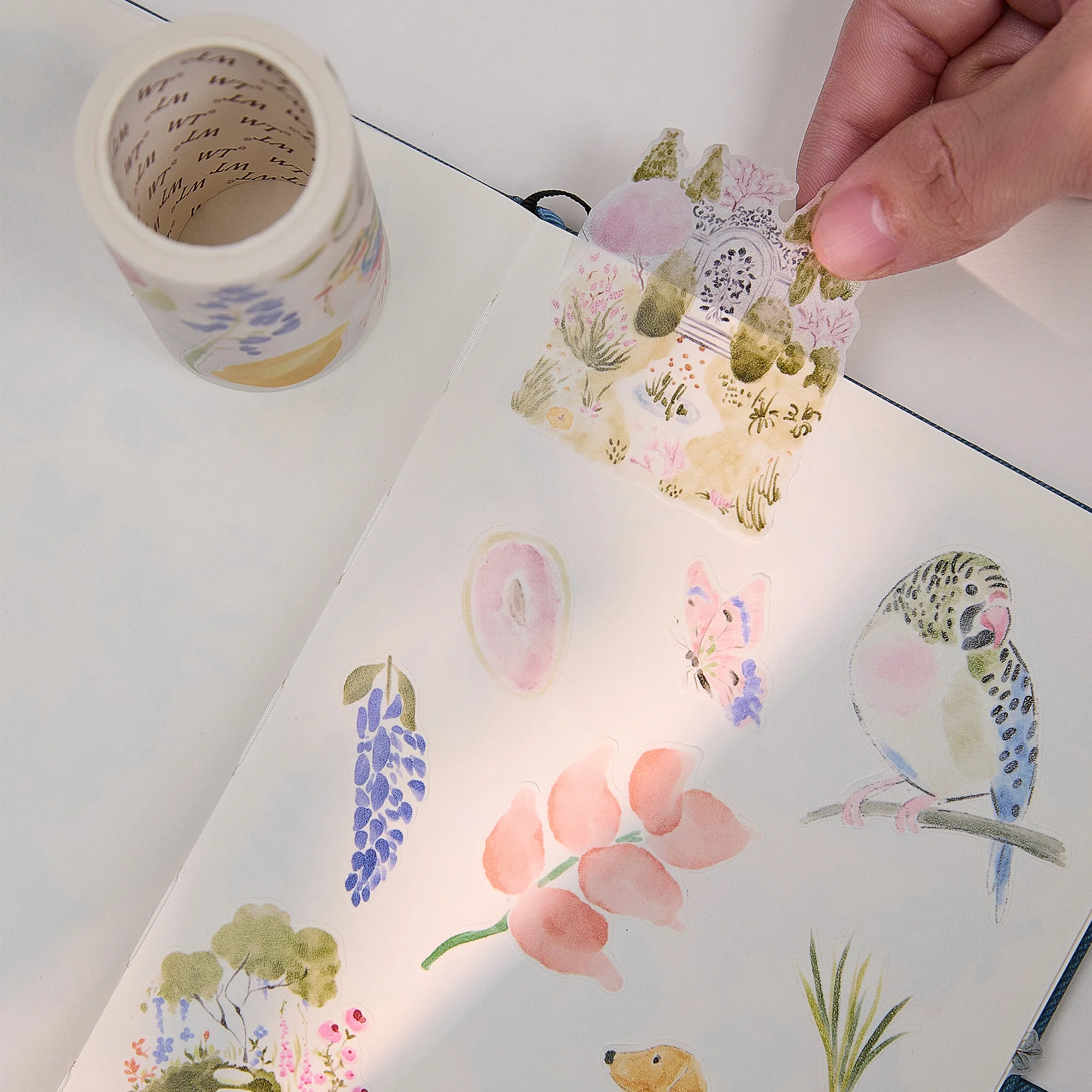 Pre-cut Eden's Garden Wide Washi/PET Tape - Image 3