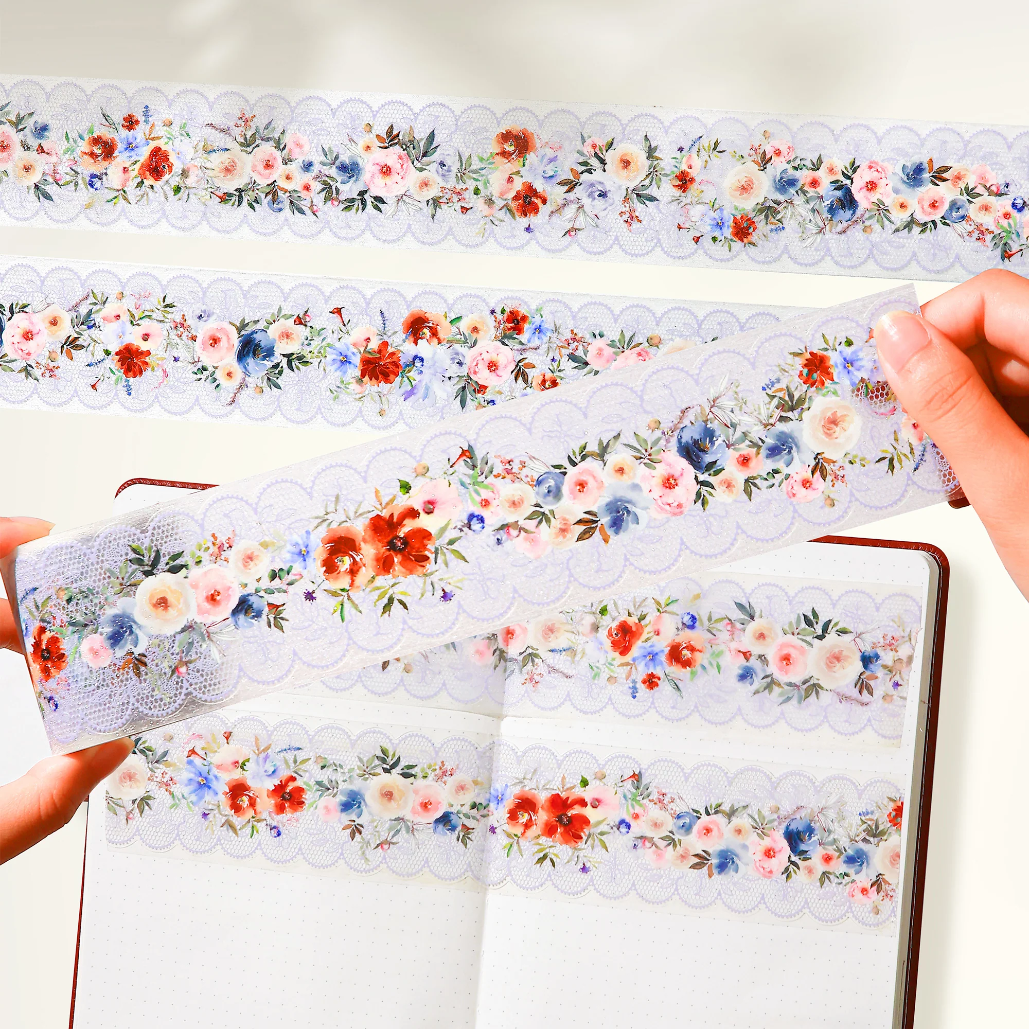 Pre-cut Fleur de Lune Wide PET Tape (Sparking) - Image 3