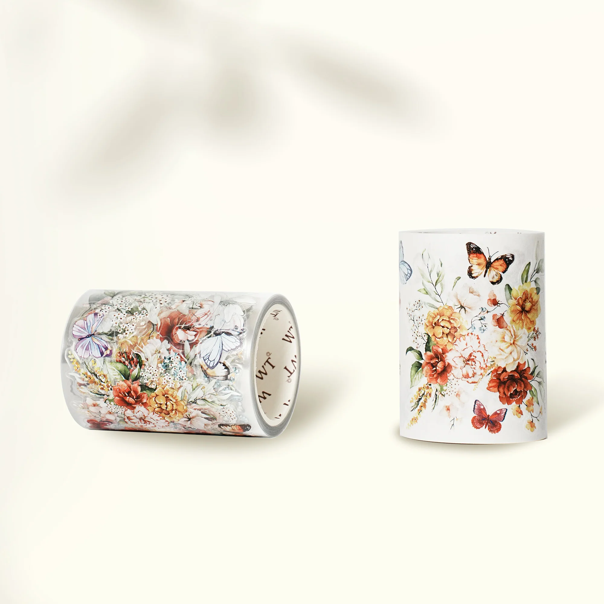 Pre-cut Floral Wave Wide Washi/PET Tape - Image 2
