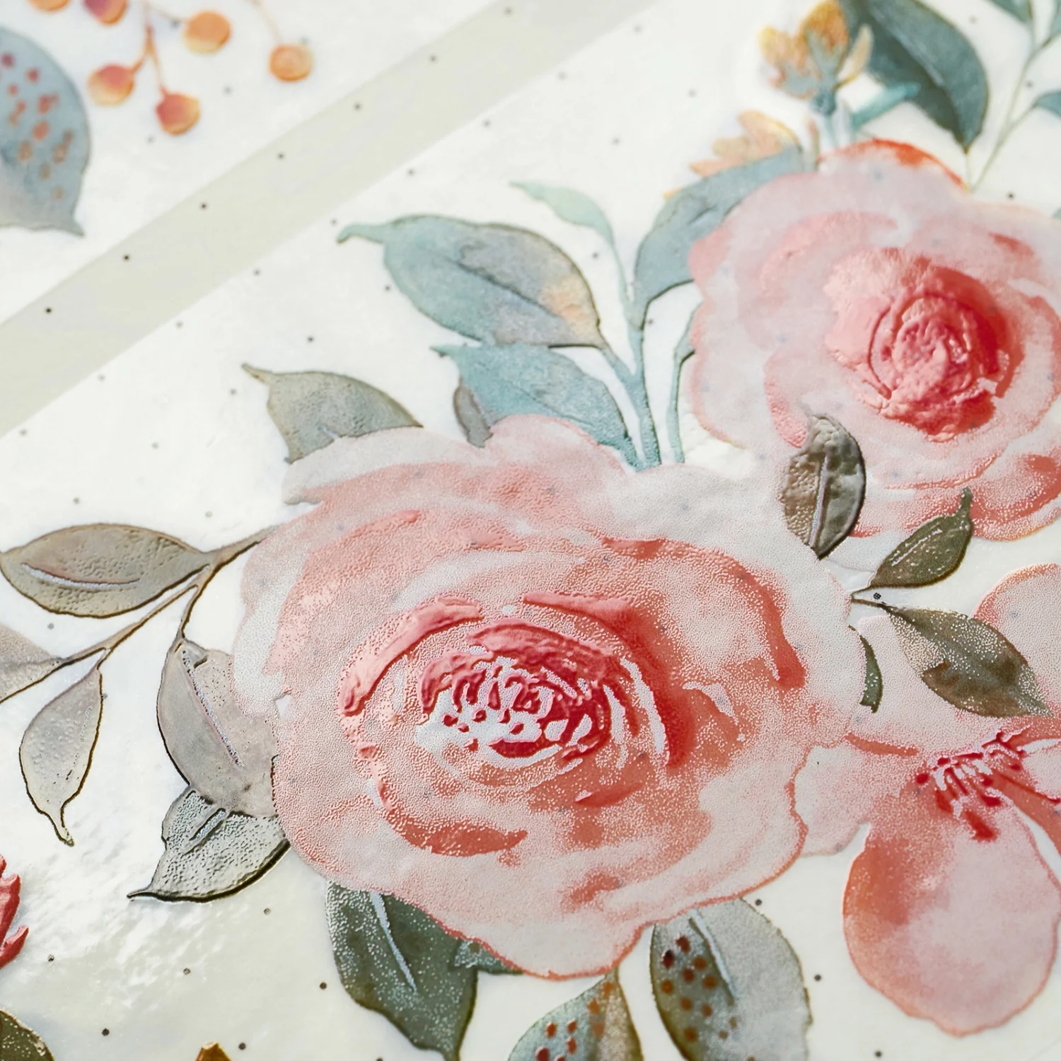 Flower Corridor Wide Washi / PET Tape - Image 4