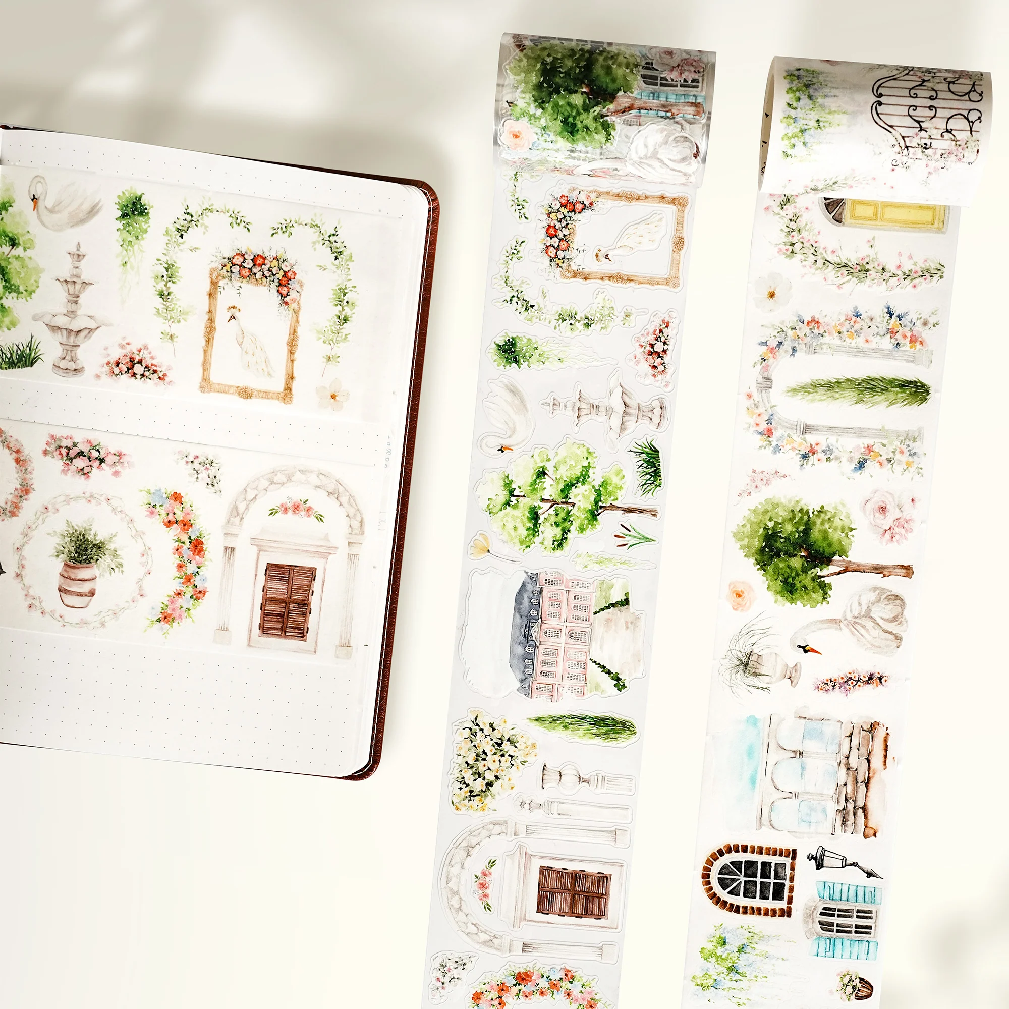 Pre-cut French Courtyard Wide Washi/PET Tape - Image 4