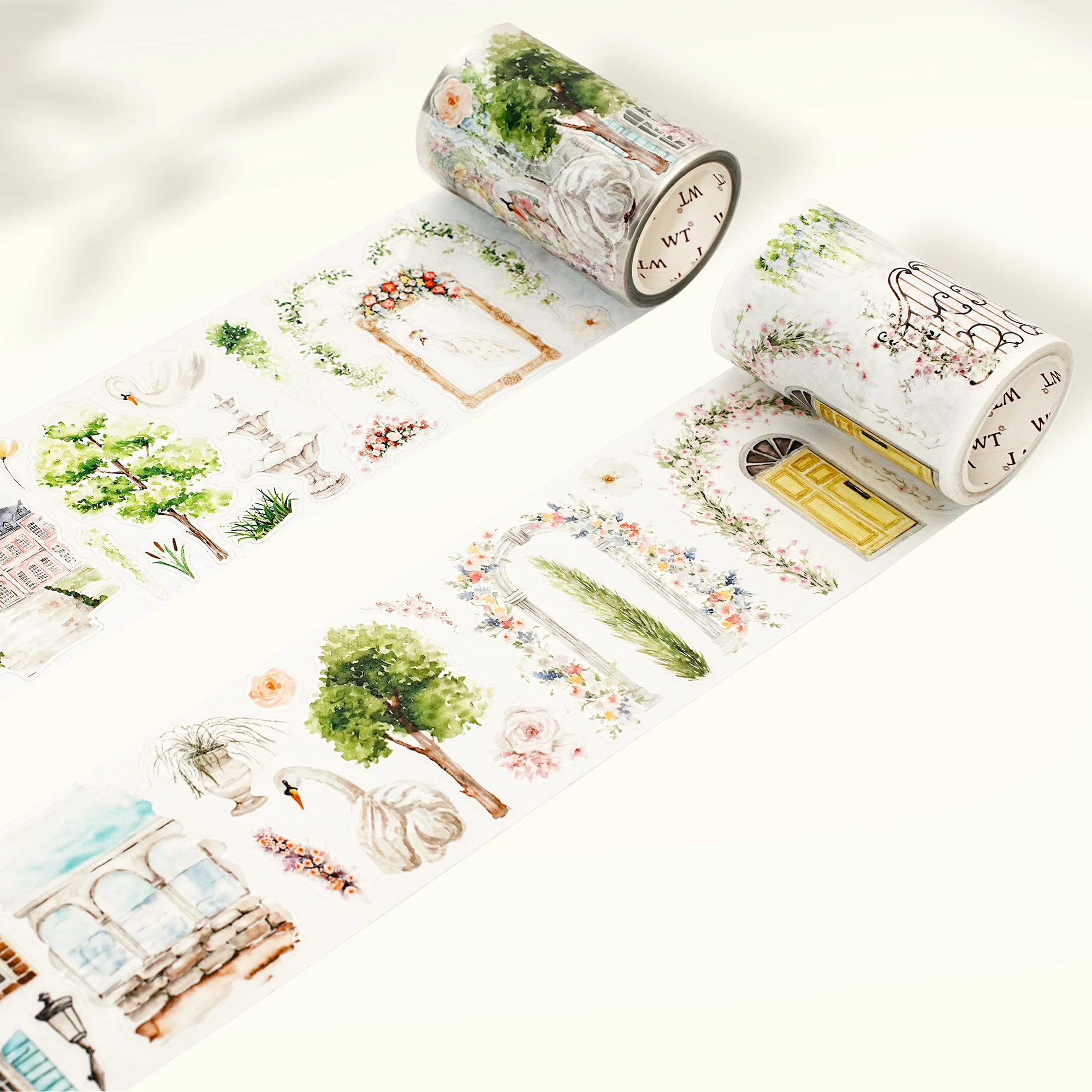 Pre-cut French Courtyard Wide Washi/PET Tape - Image 5