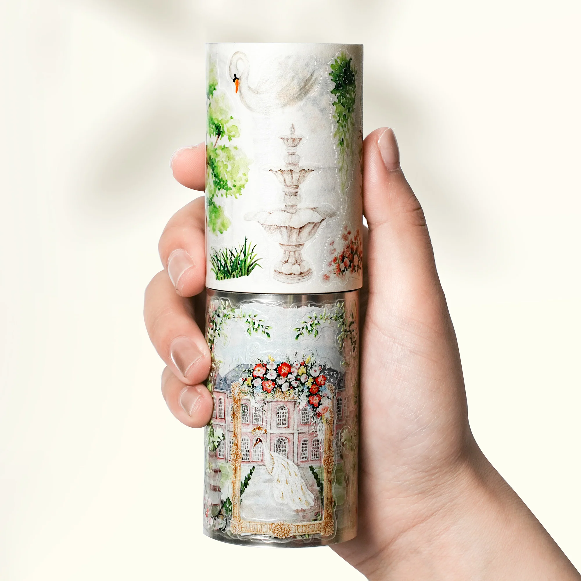 Pre-cut French Courtyard Wide Washi/PET Tape - Image 7
