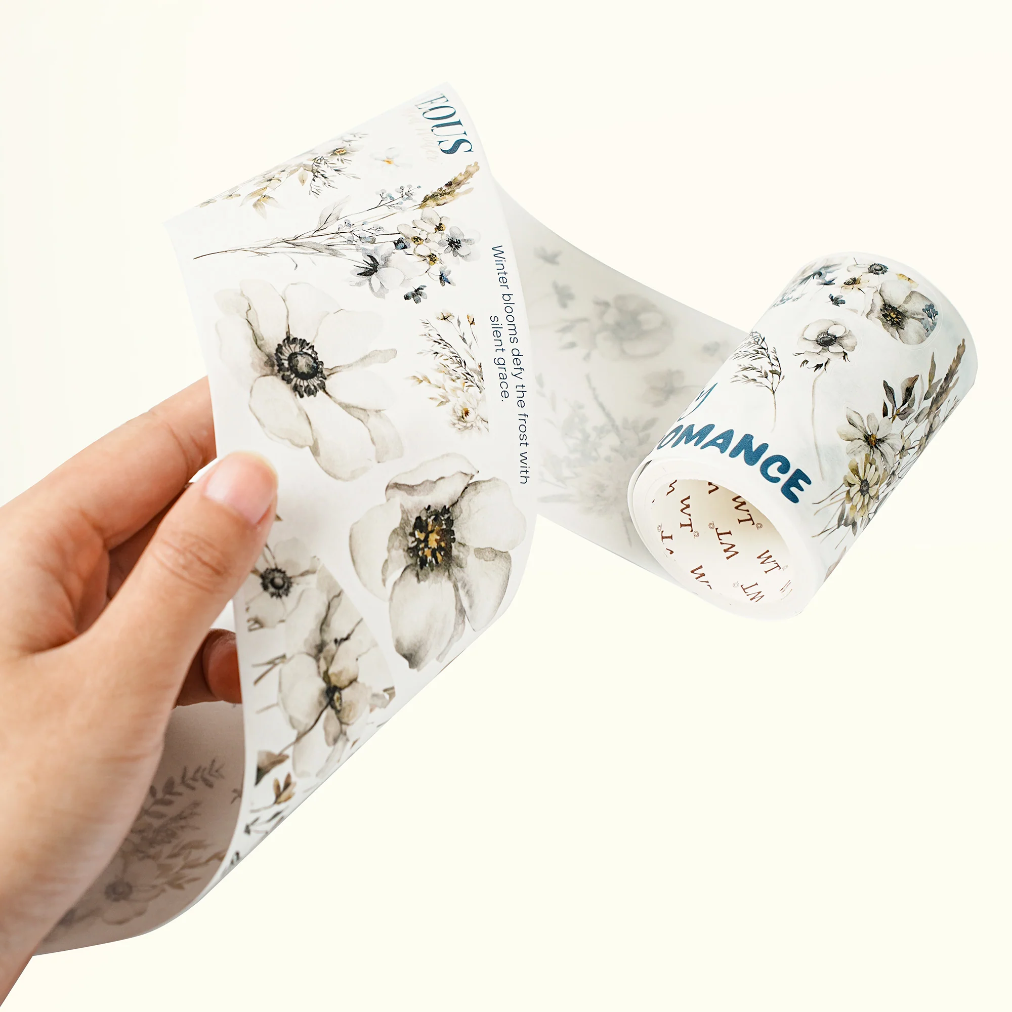 Pre-cut Frosted Meadow Wide Washi/PET Tape - Image 7