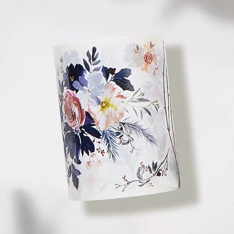 Pre-cut Frosty Rose Wide Washi/PET Tape - Image 4