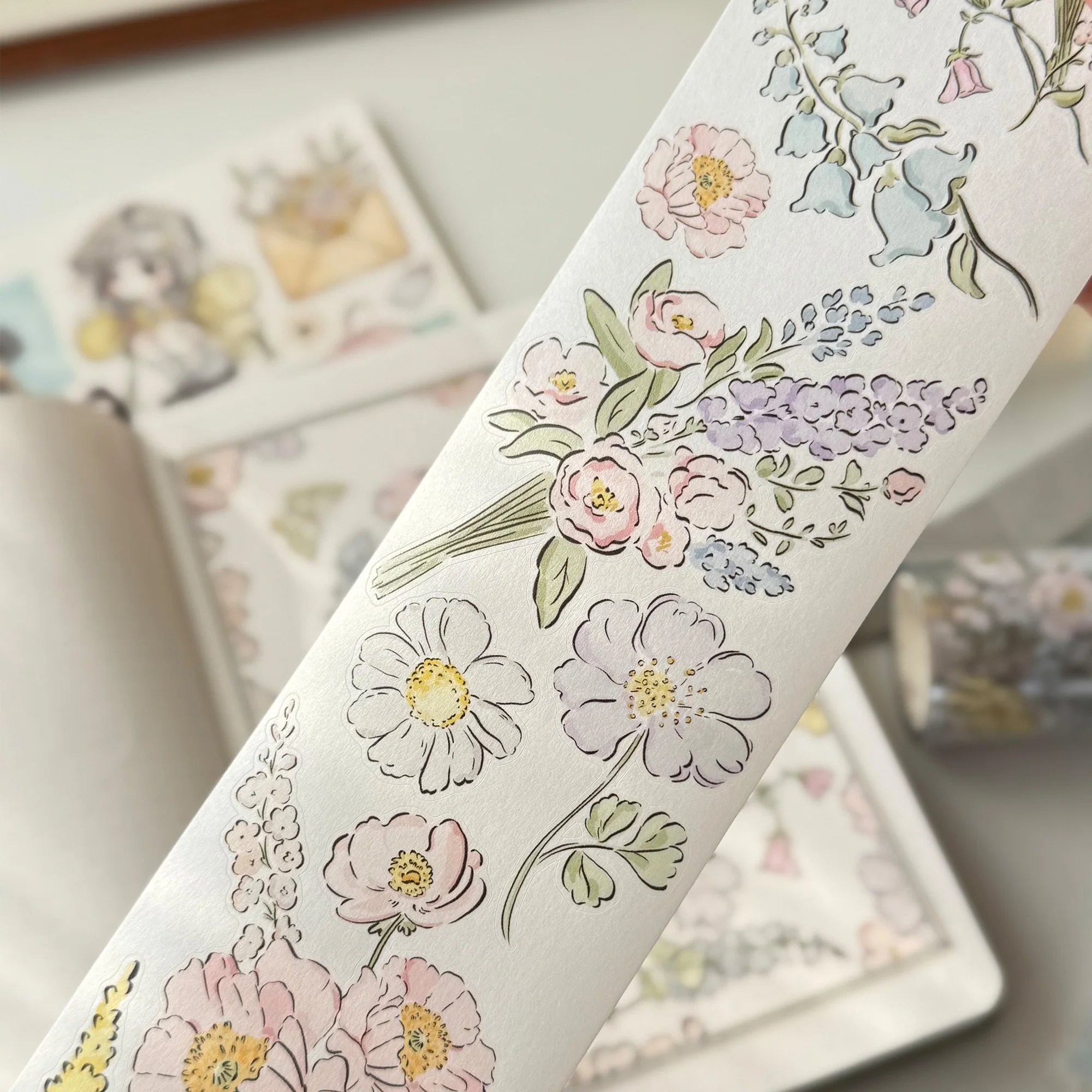 Pre-cut Garden Sprout Wide Washi/PET Tape - Image 10