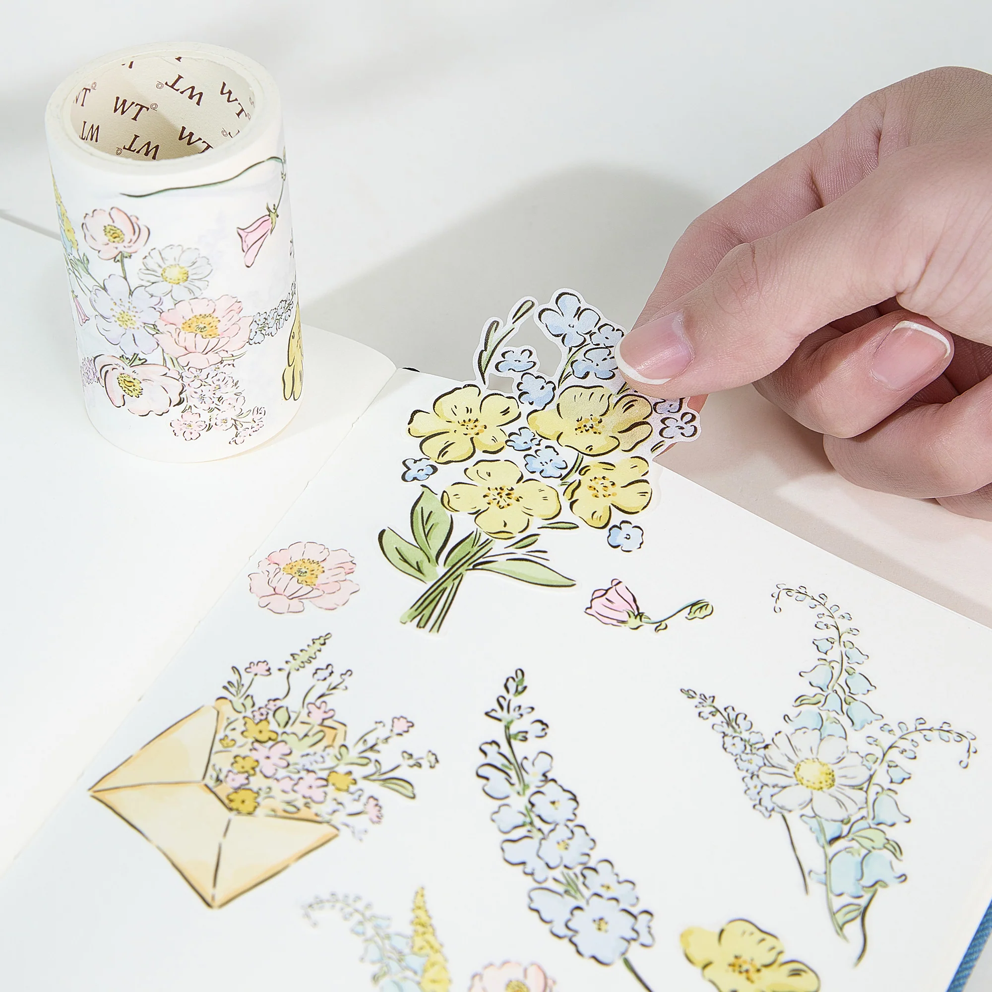 Pre-cut Garden Sprout Wide Washi/PET Tape - Image 3
