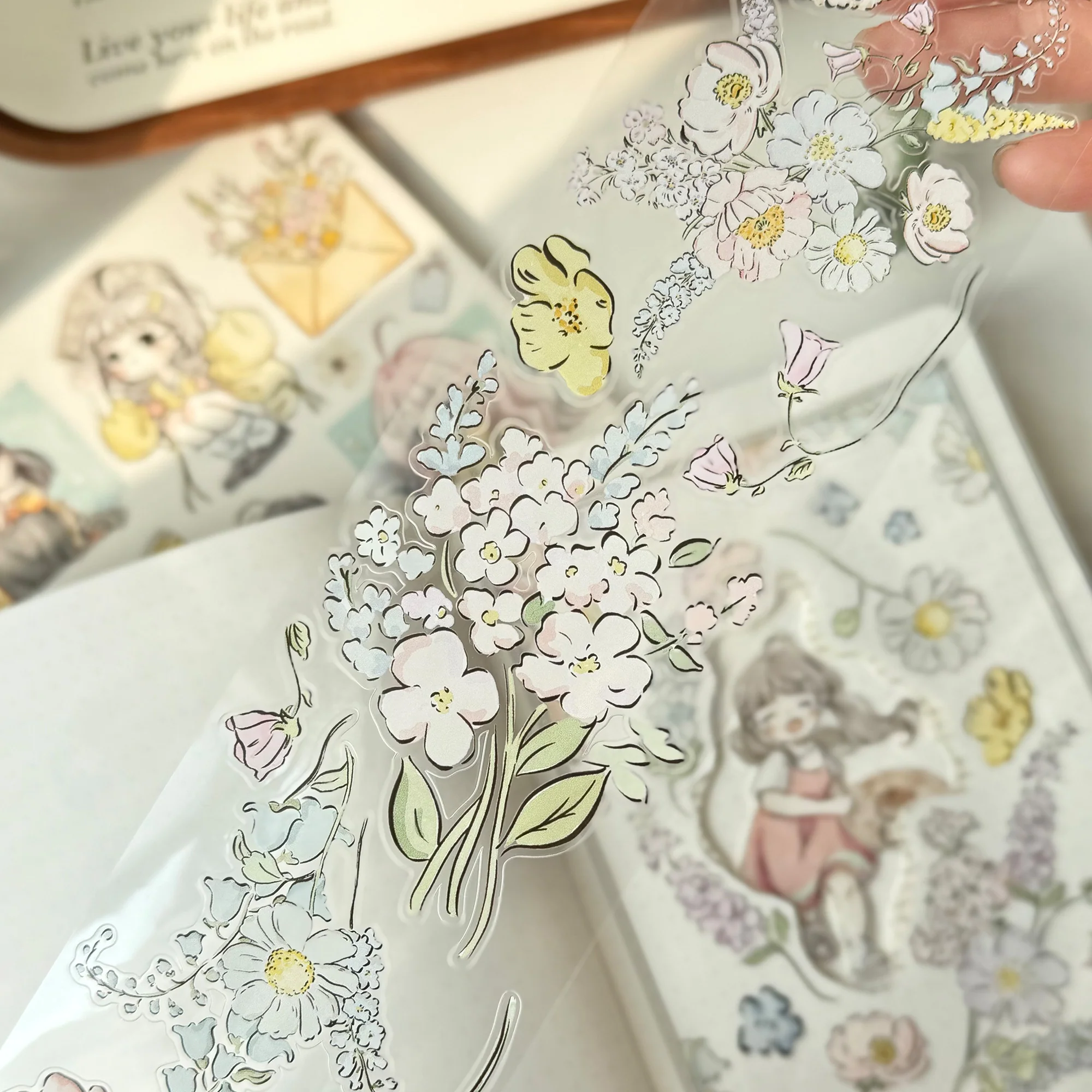 Pre-cut Garden Sprout Wide Washi/PET Tape - Image 8