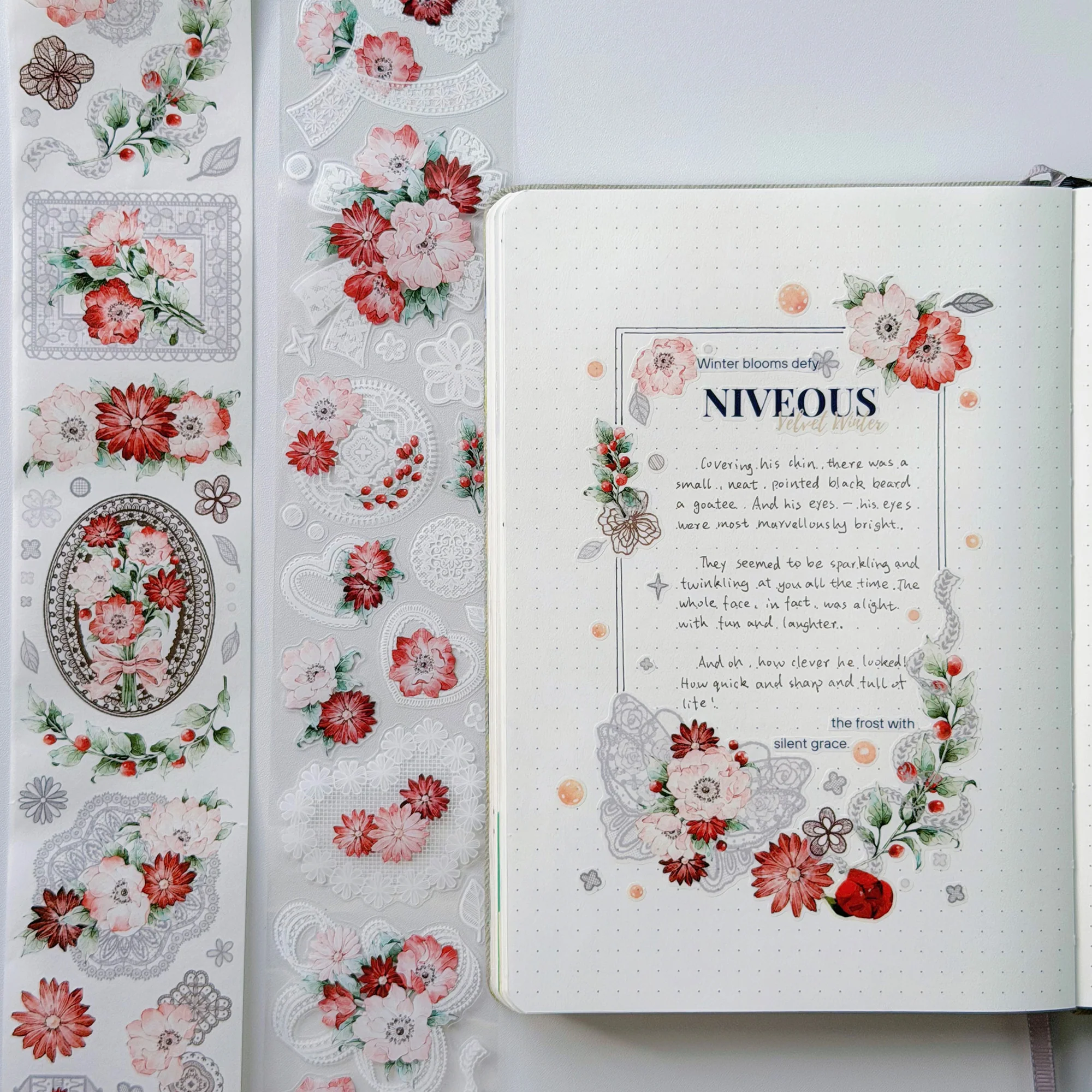 Pre-cut Heirloom Lace Washi/PET Tape - Image 10