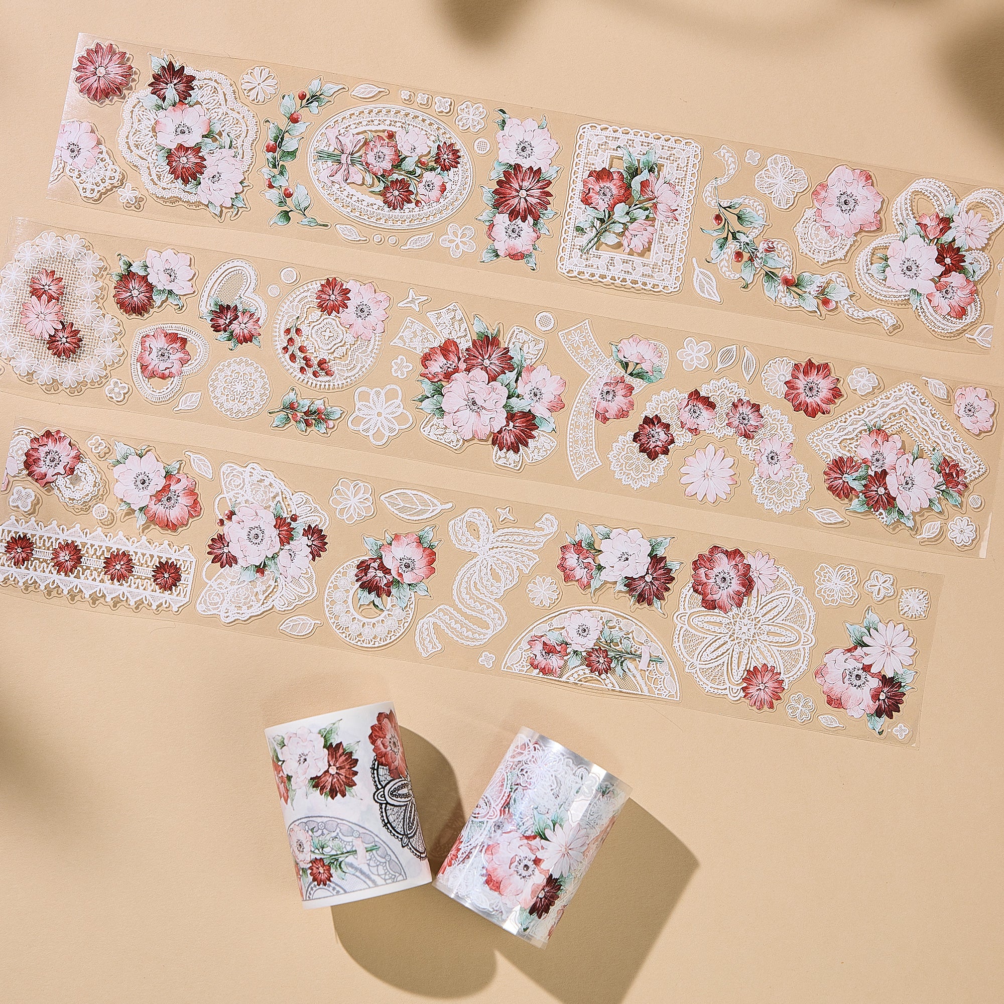 Pre-cut Heirloom Lace Washi/PET Tape - Image 3