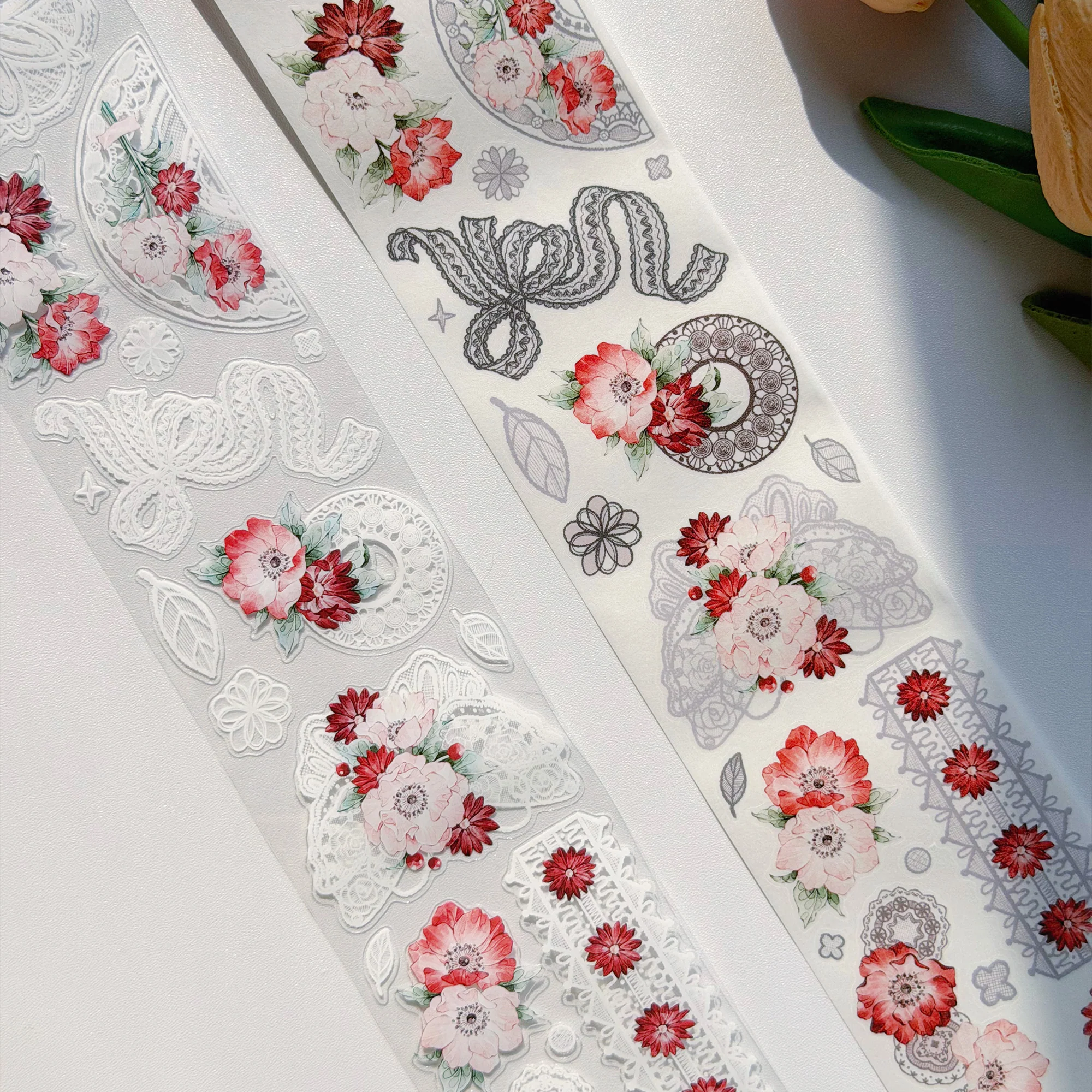 Pre-cut Heirloom Lace Washi/PET Tape - Image 7