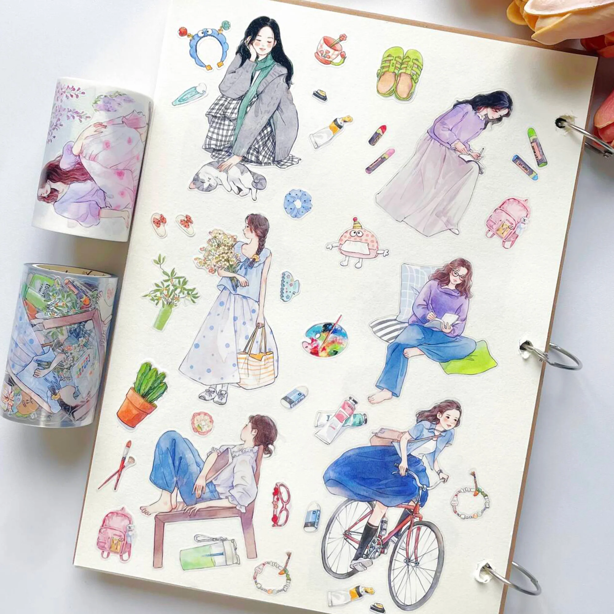 Pre-cut Hello Weekend Wide Washi/PET Tape - Image 3