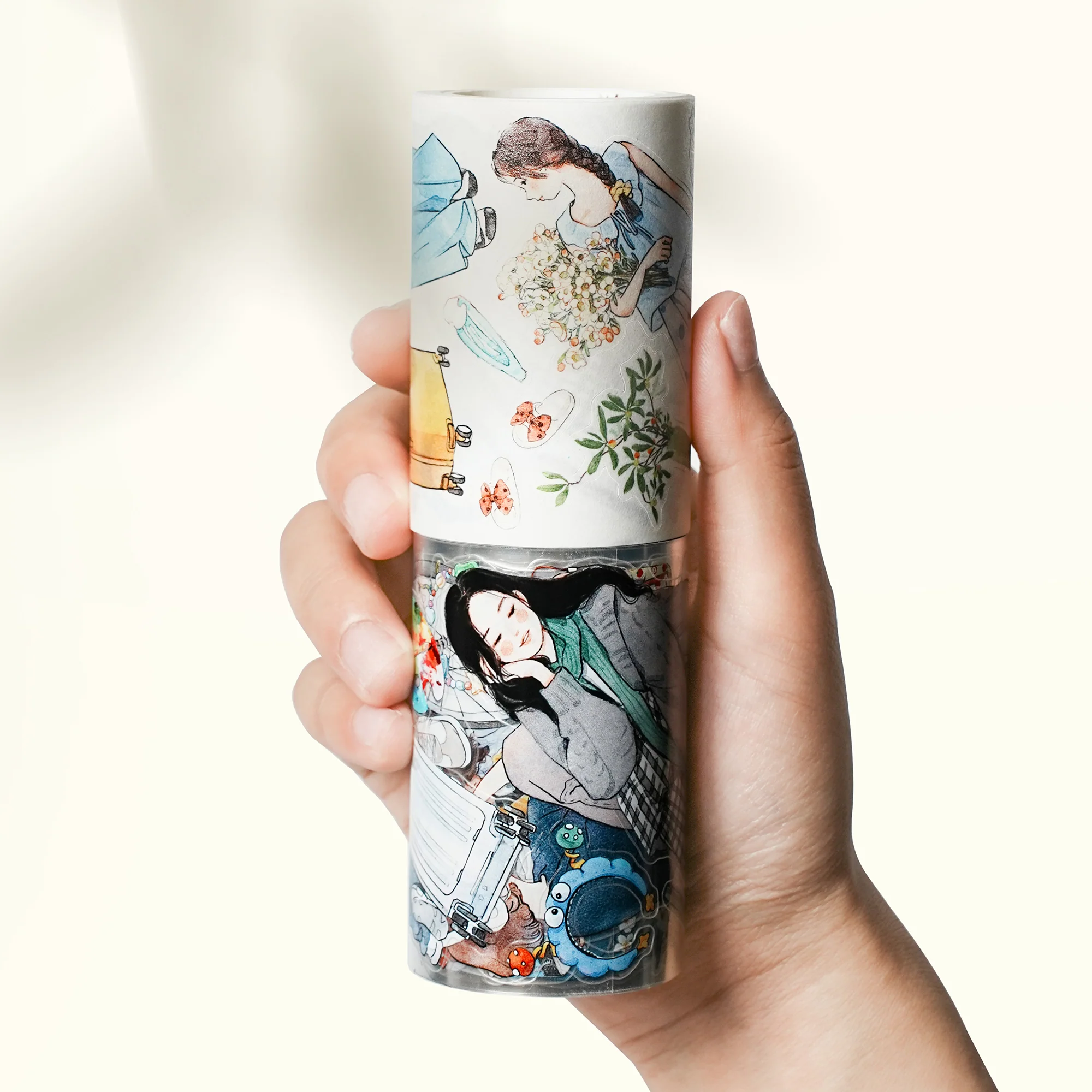 Pre-cut Hello Weekend Wide Washi/PET Tape - Image 5