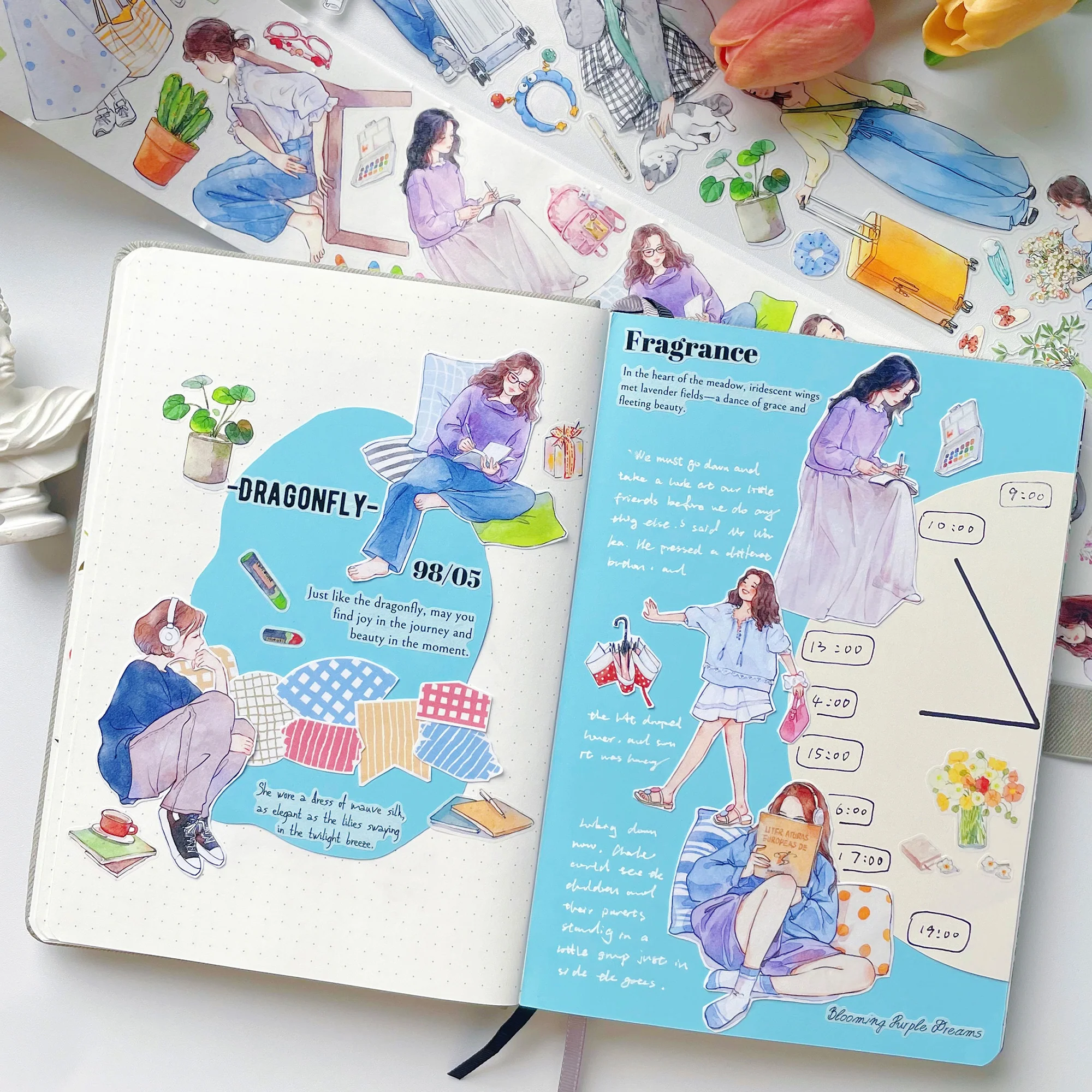 Pre-cut Hello Weekend Wide Washi/PET Tape - Image 8