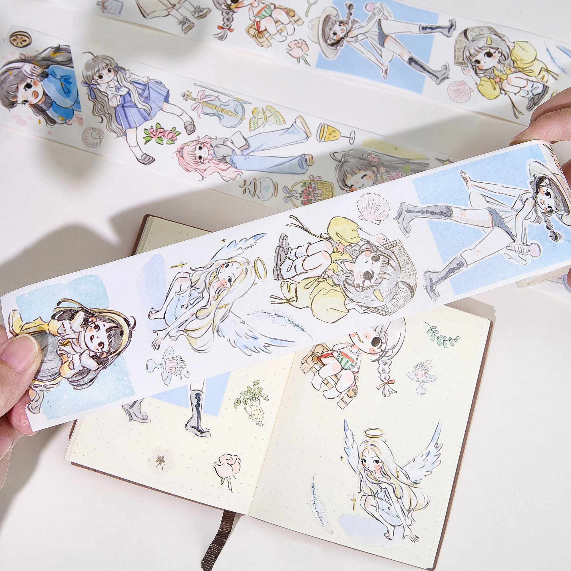 Pre-cut Honey Sprout Wide Washi/PET Tape - Image 2