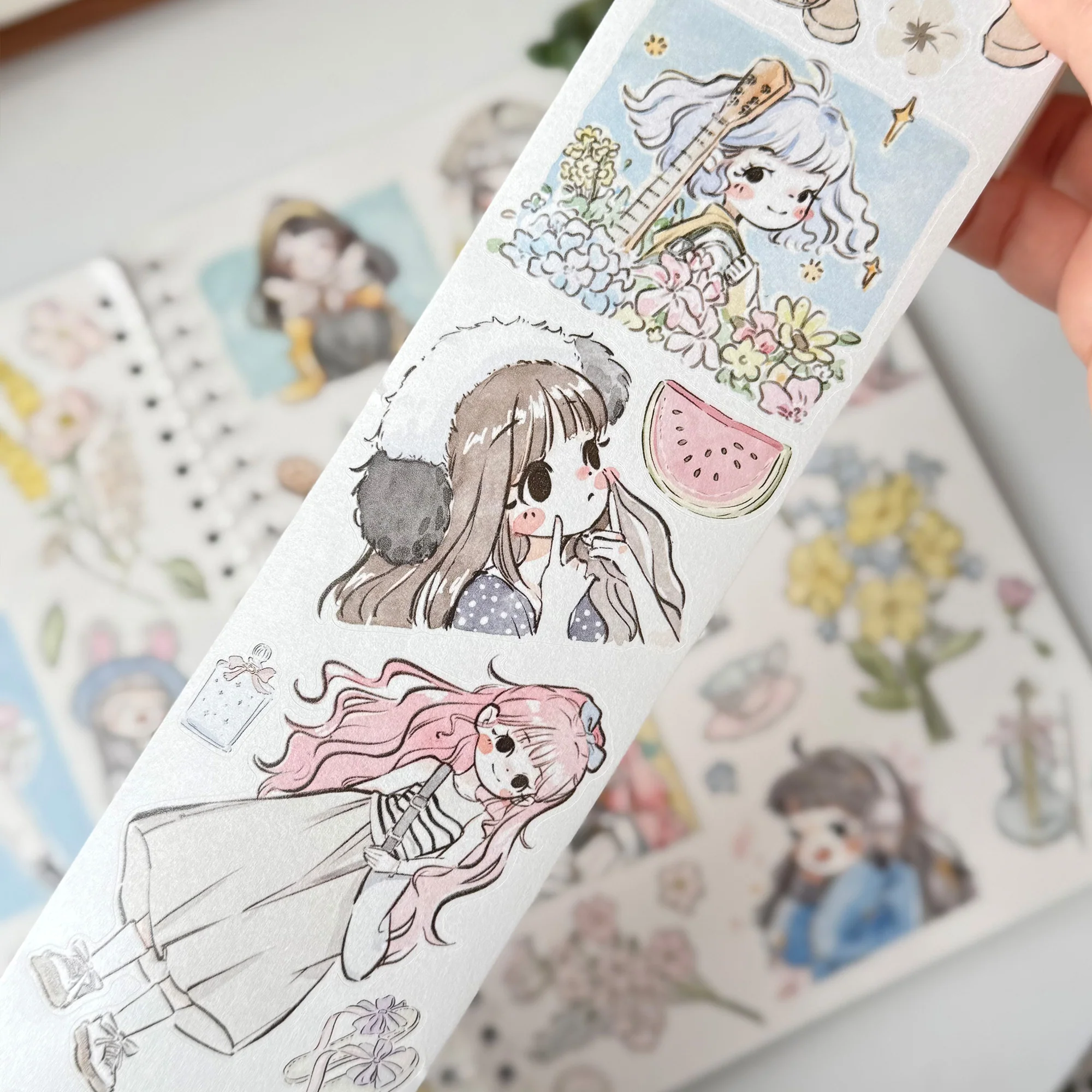 Pre-cut Honey Sprout Wide Washi/PET Tape - Image 4