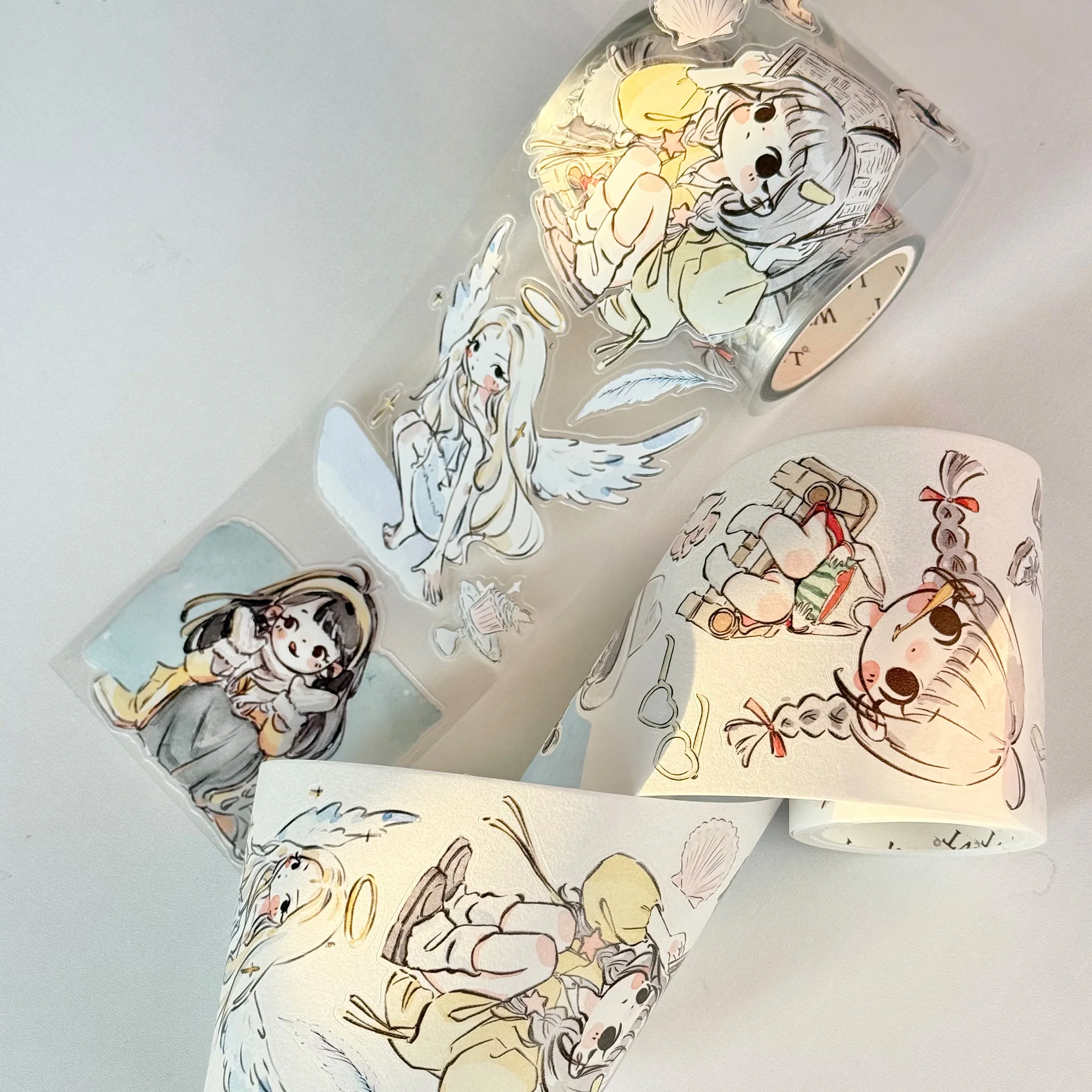 Pre-cut Honey Sprout Wide Washi/PET Tape - Image 6