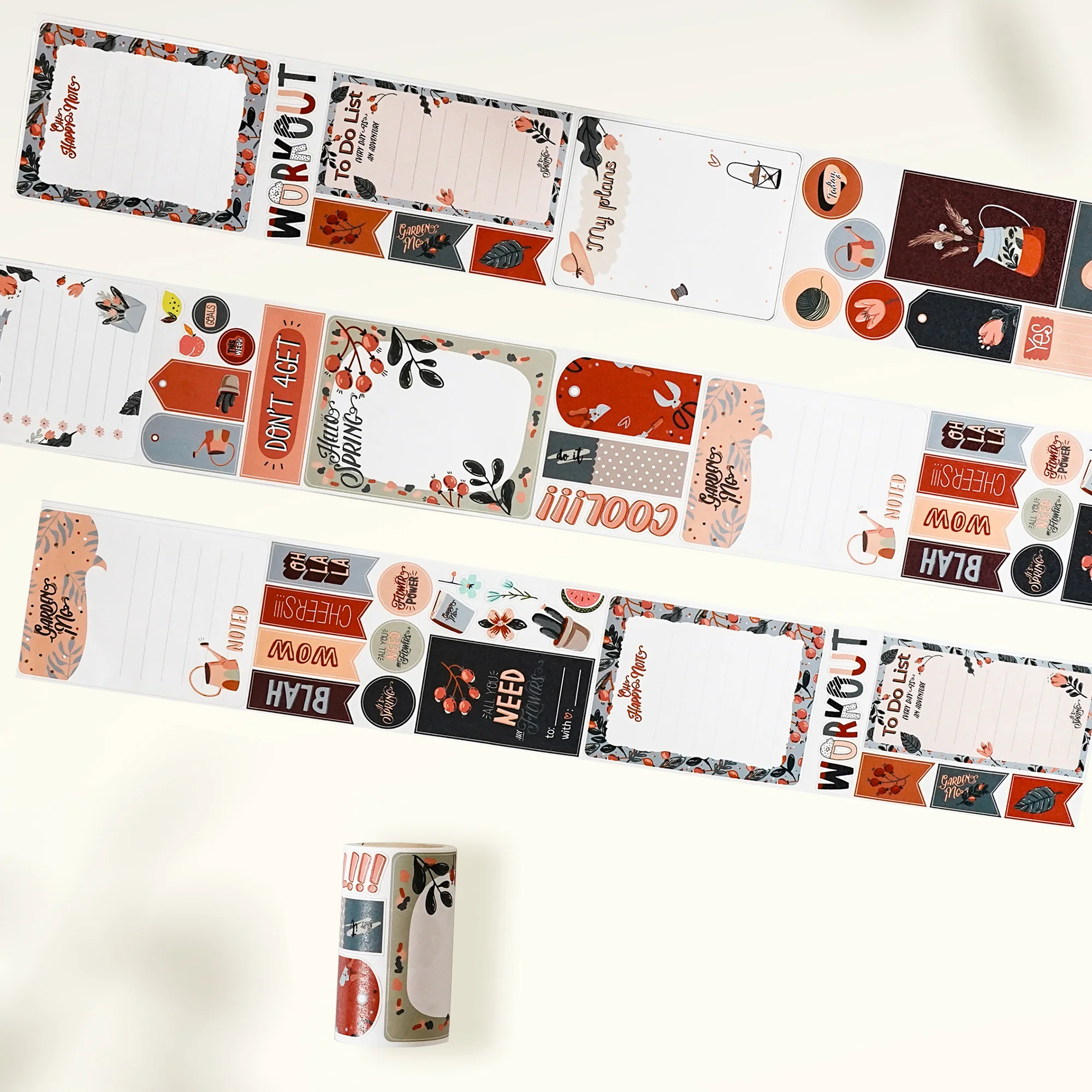 Pre-cut Hygge Notes Script Tape Bundle - Image 20