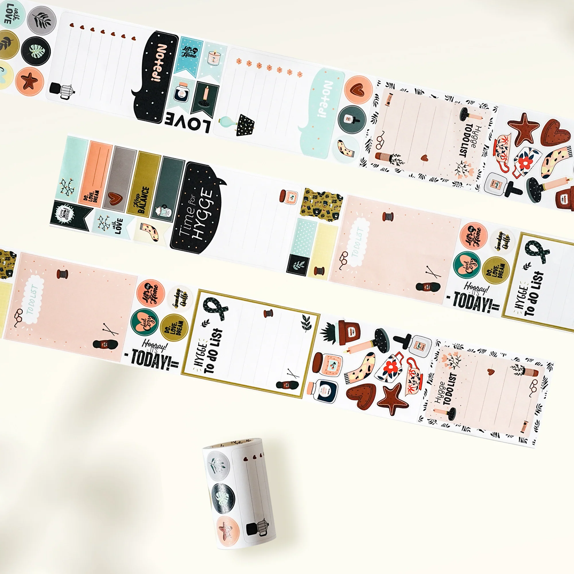 Pre-cut Hygge Notes Script Tape Bundle - Image 21