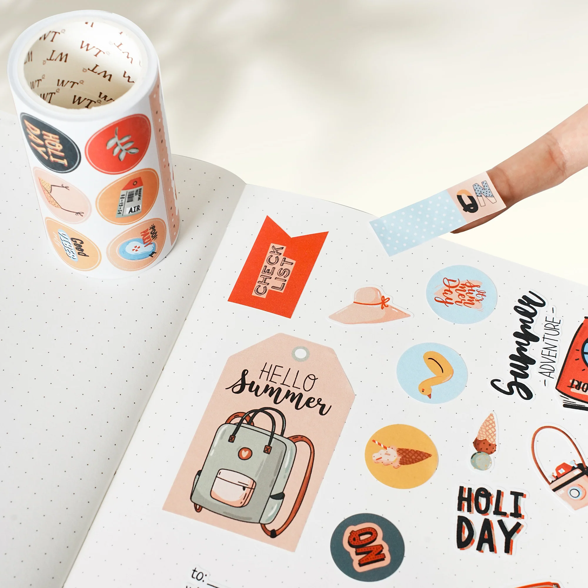 Pre-cut Hygge Notes Script Tape Bundle - Image 3