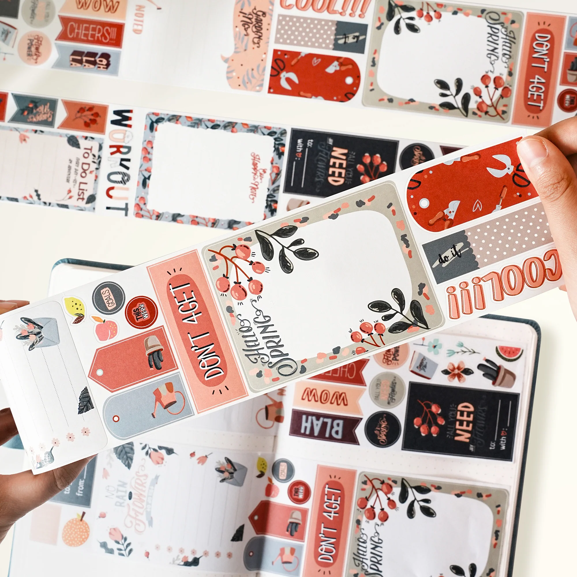 Pre-cut Hygge Notes Script Tape Bundle - Image 5