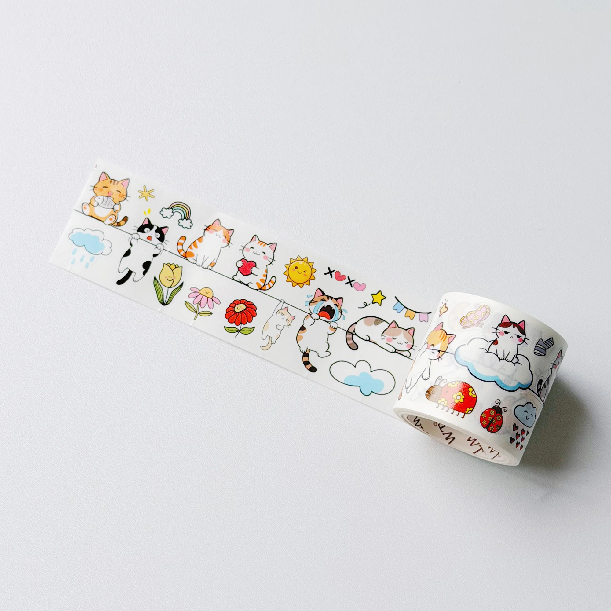 Pre-cut Kitty Conga Wide Washi/PET Tape - Image 2