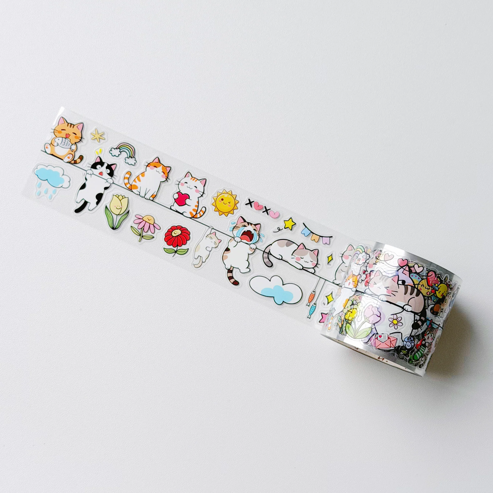 Pre-cut Kitty Conga Wide Washi/PET Tape - Image 3