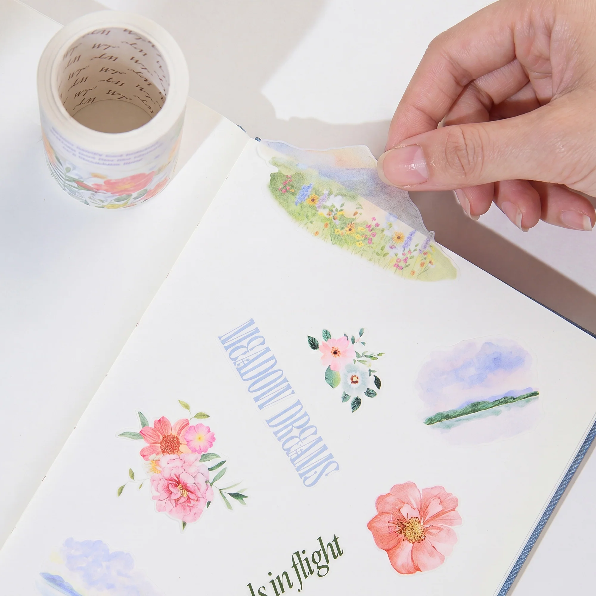 Pre-cut Lakeside Glow Wide Washi/PET Tape - Image 2
