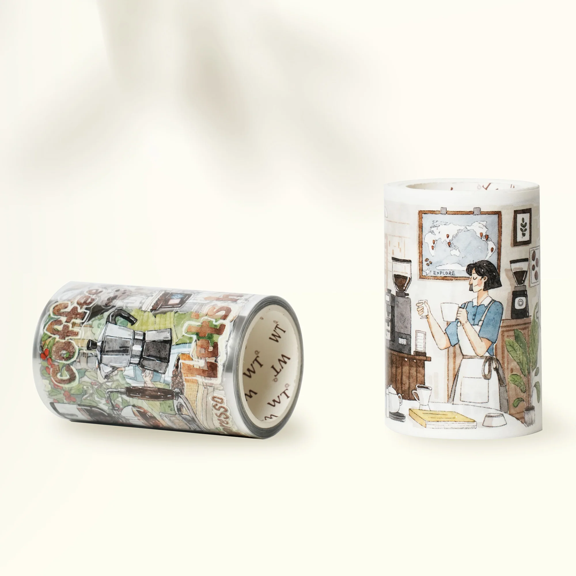 Pre-cut Life of Coffee Wide Washi/PET Tape - Image 6
